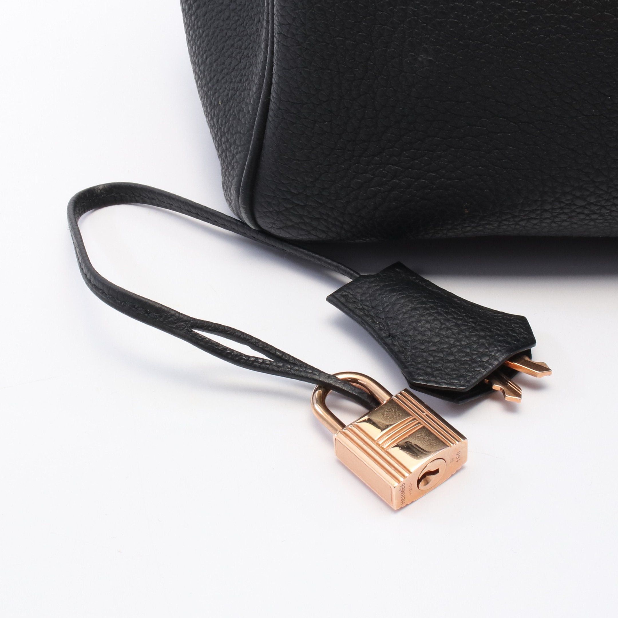 Hermes Hermes Birkin 30 Handbag Togo Black Pink Gold Hardware Z Stamp Size ONE SIZE - 6 Thumbnail