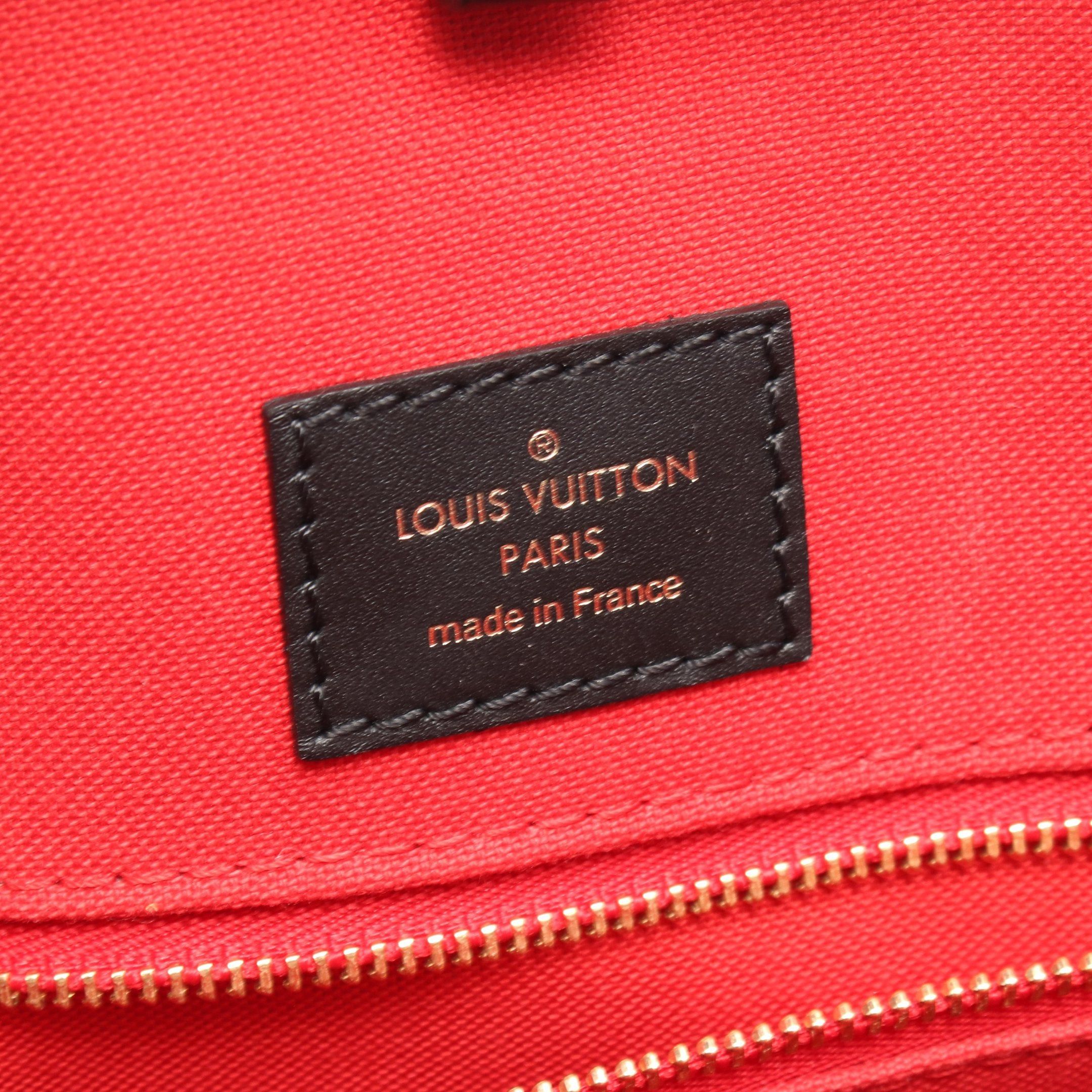 Louis Vuitton Louis Vuitton On-The-Go Mm Monogram Giant Reverse Shoulder Bag Tote Leather Brown Beige Size ONE SIZE - 4 Thumbnail