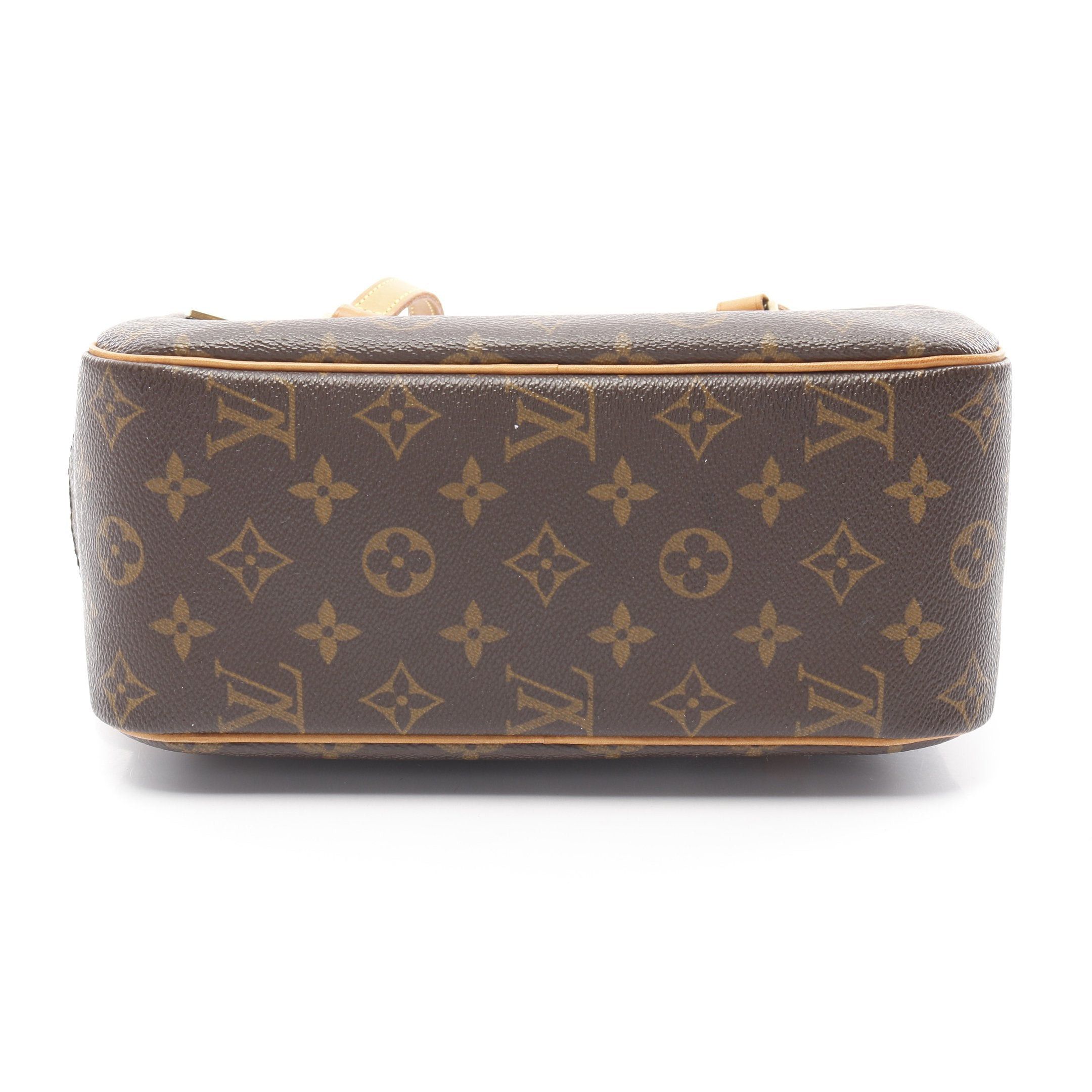 Louis Vuitton Louis Vuitton Cite Mm Monogram Shoulder Bag Leather Brown Size ONE SIZE - 10 Thumbnail