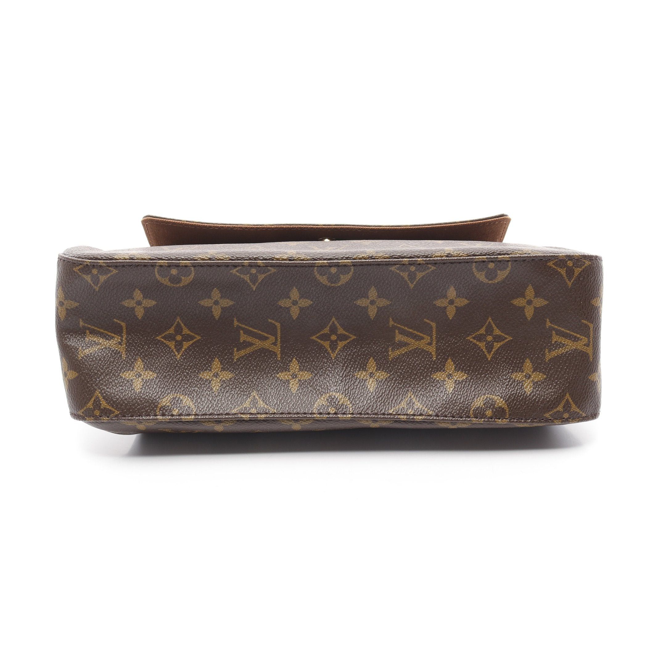 Louis Vuitton Louis Vuitton Mini Looping Monogram Handbag Leather Brown Size ONE SIZE - 11 Thumbnail