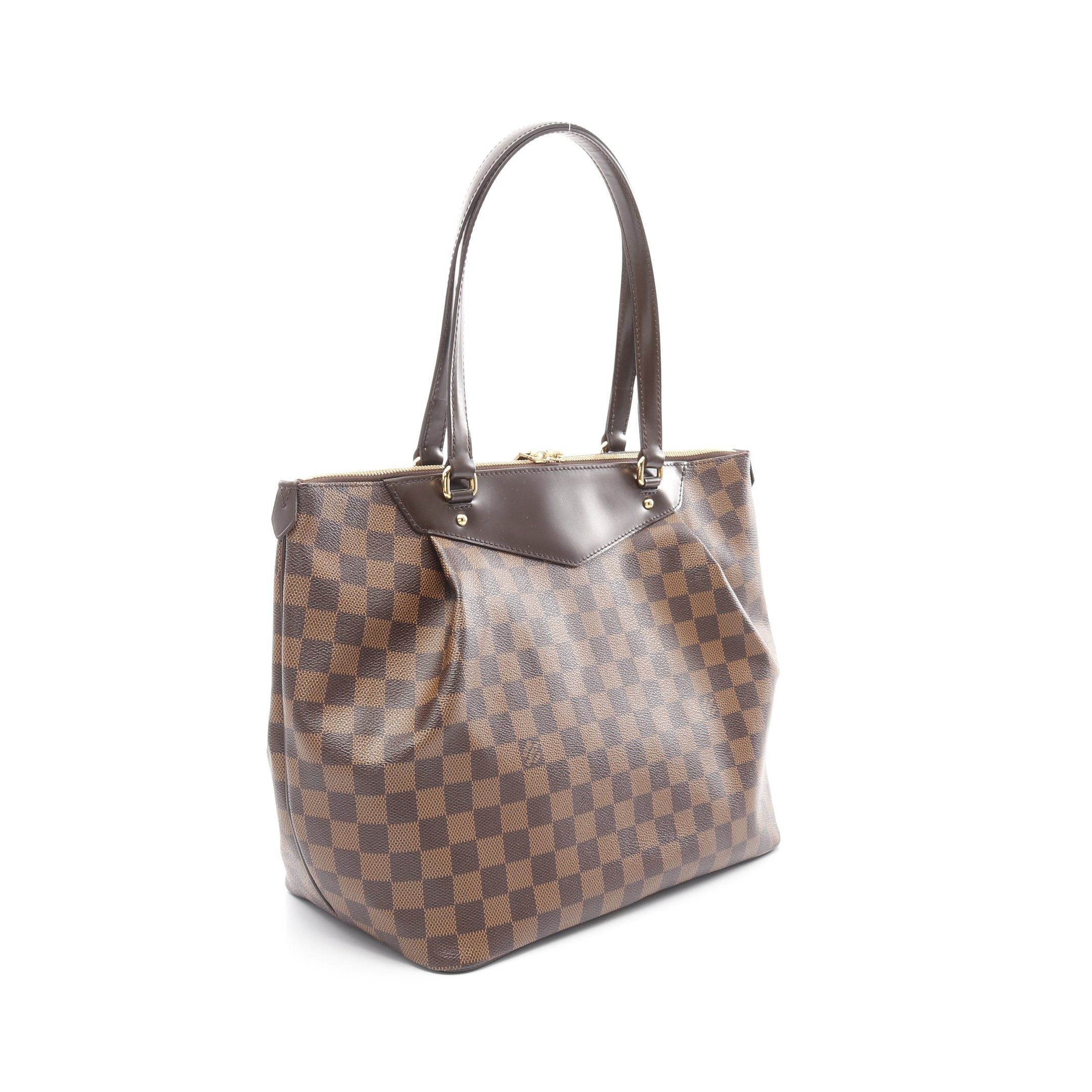 Louis Vuitton Louis Vuitton Westminster Gm Damier Ebene Handbag Tote Bag Leather Brown Size ONE SIZE - 2 Thumbnail