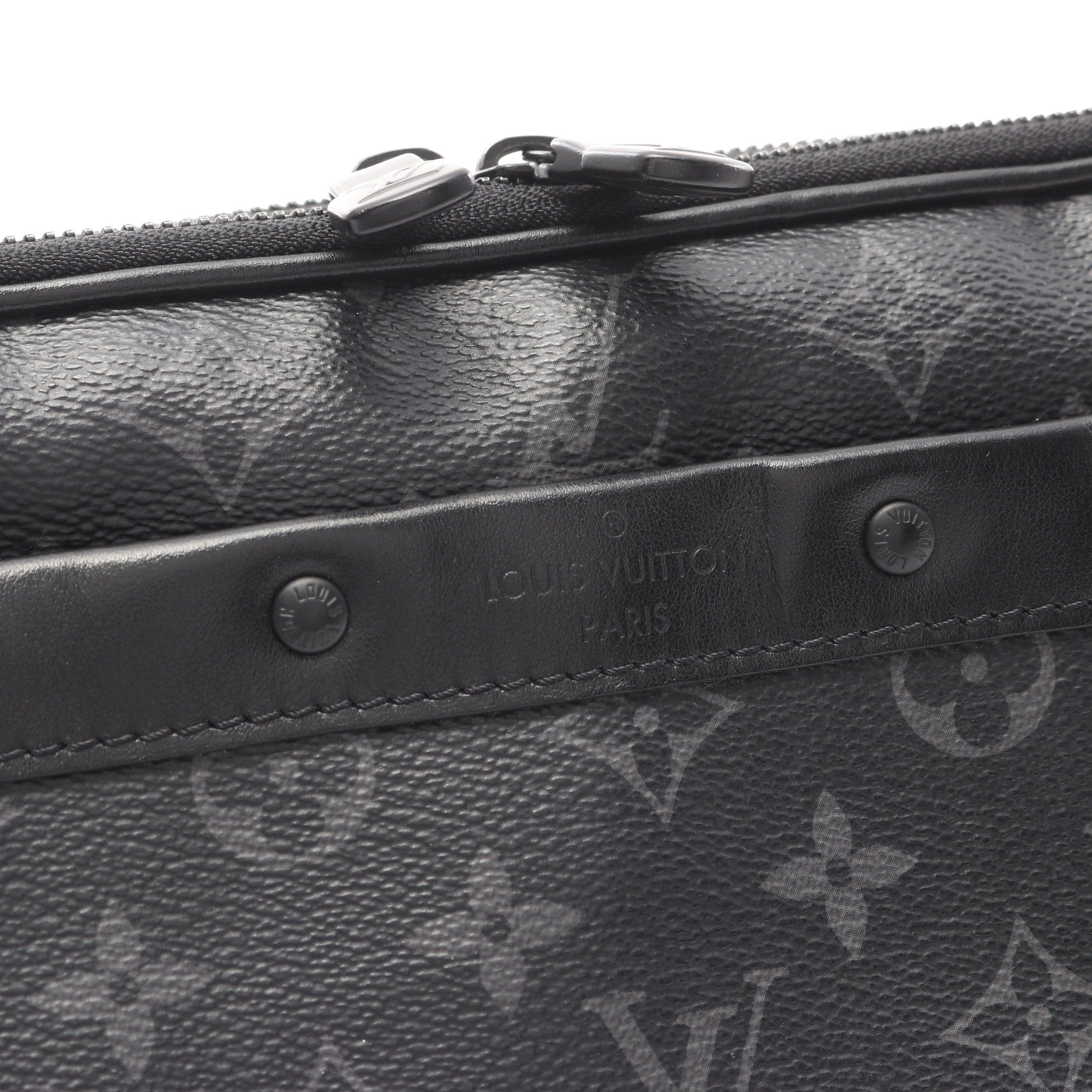 Louis Vuitton Louis Vuitton Alpha Messenger Monogram Eclipse Shoulder Bag Leather Black Size ONE SIZE - 6 Thumbnail
