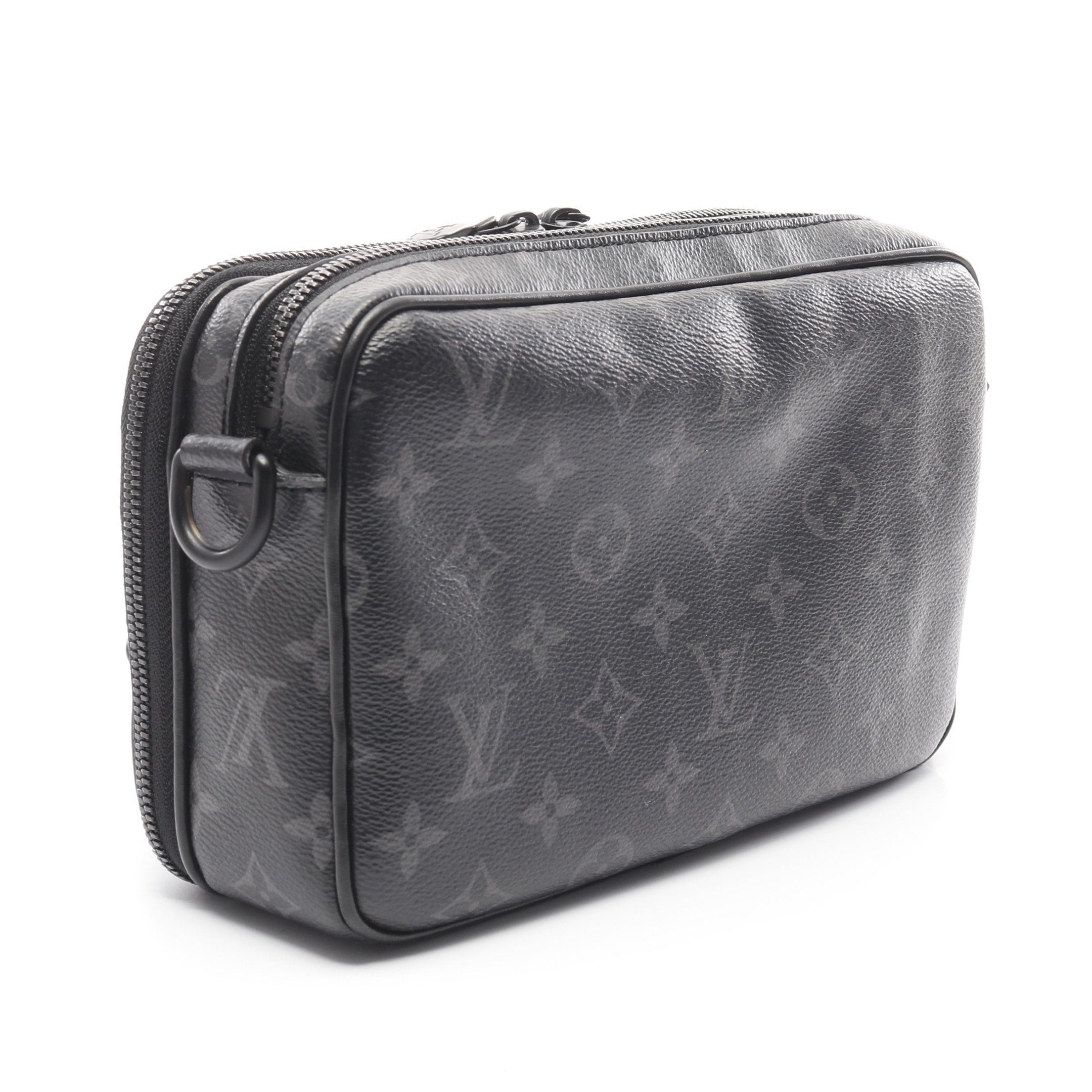 Louis Vuitton Louis Vuitton Alpha Messenger Monogram Eclipse Shoulder Bag Leather Black Size ONE SIZE - 2 Thumbnail