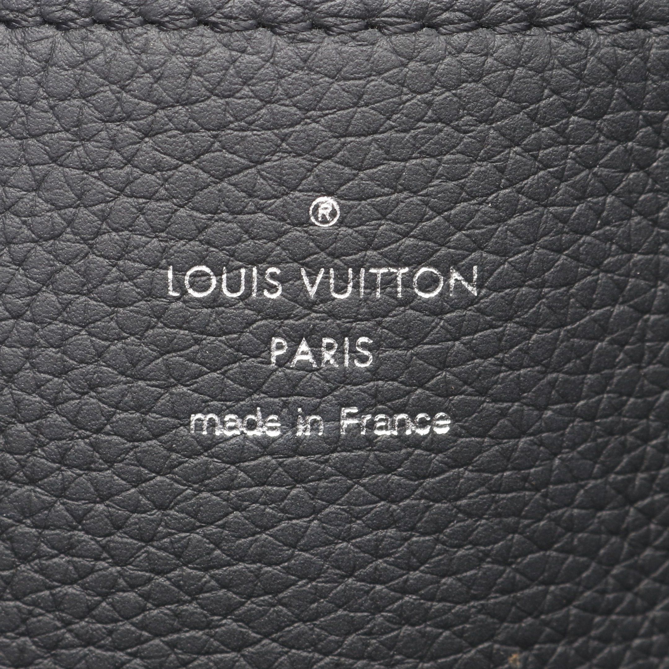 Louis Vuitton Louis Vuitton Bella Tote Mahina Noir Handbag Bag Leather Black Size ONE SIZE - 4 Thumbnail