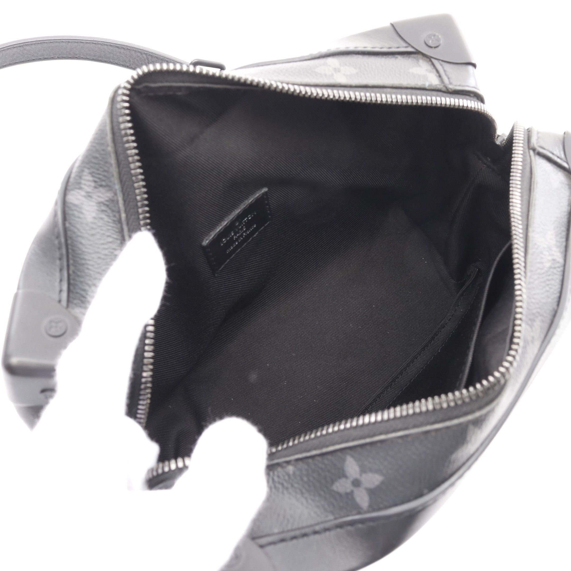 Louis Vuitton Louis Vuitton Soft Trunk Monogram Eclipse Noir Shoulder Bag Leather Black Size ONE SIZE - 3 Thumbnail