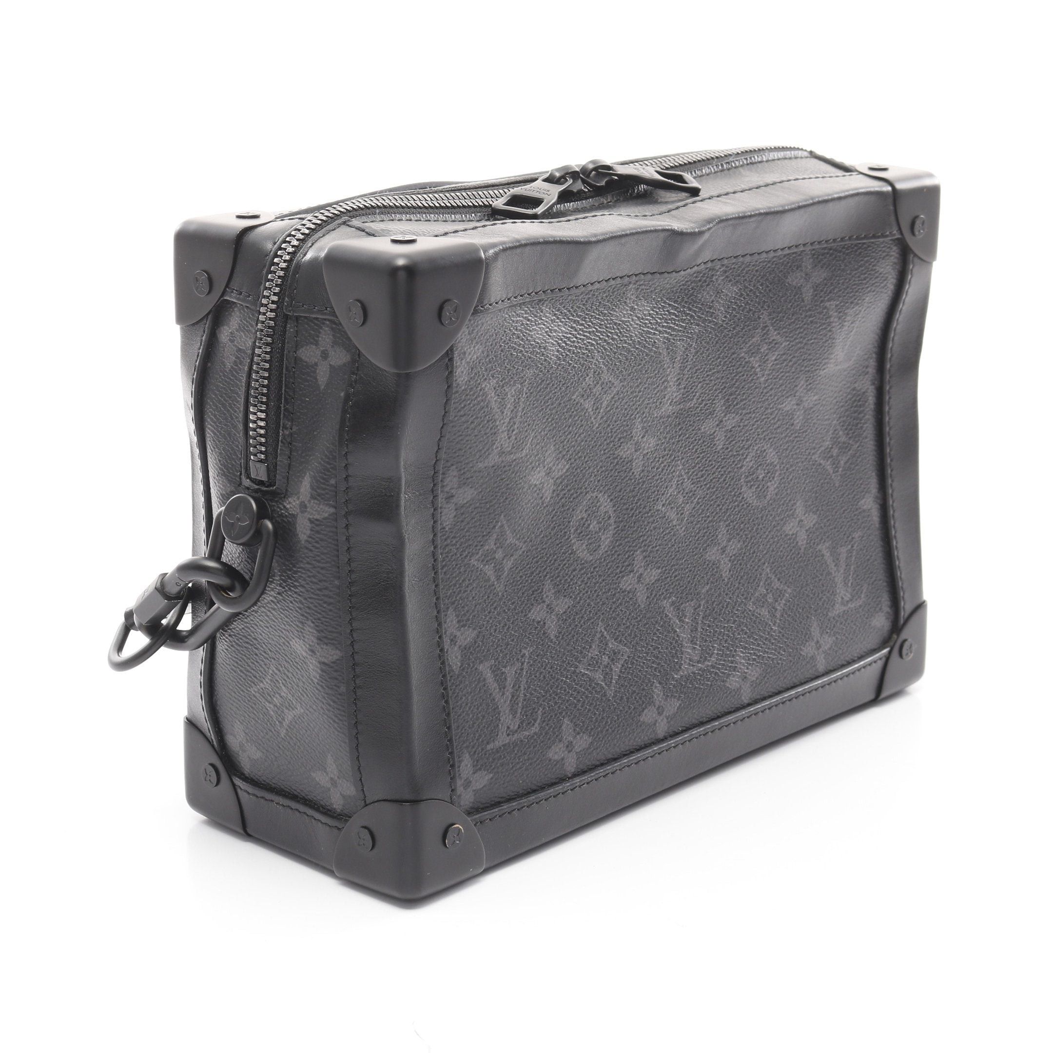 Louis Vuitton Louis Vuitton Soft Trunk Monogram Eclipse Noir Shoulder Bag Leather Black Size ONE SIZE - 2 Thumbnail