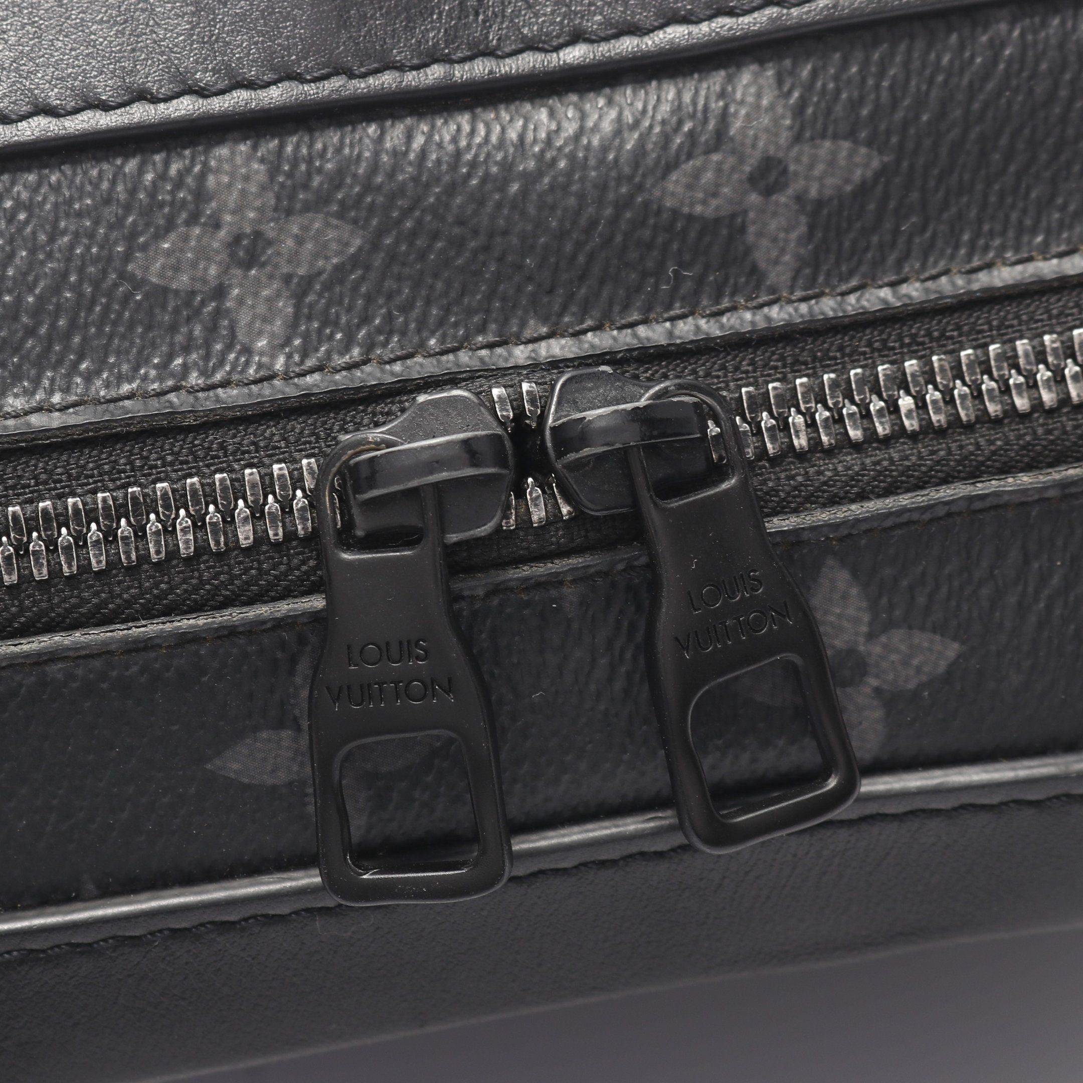 Louis Vuitton Louis Vuitton Soft Trunk Monogram Eclipse Noir Shoulder Bag Leather Black Size ONE SIZE - 7 Thumbnail