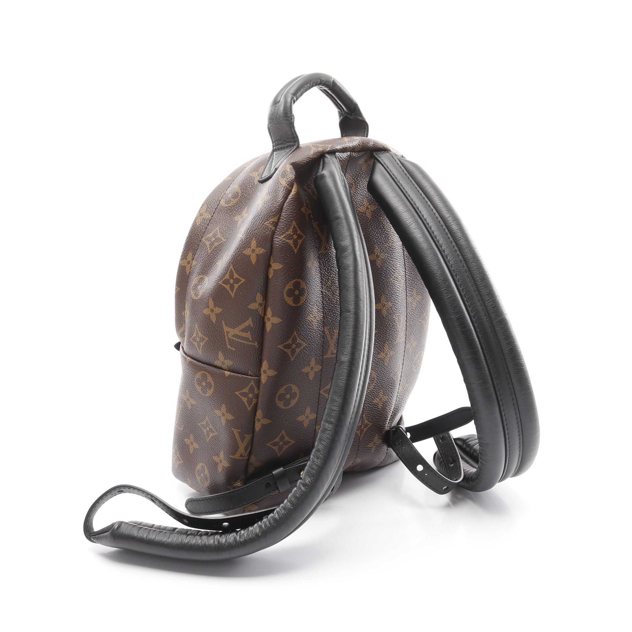 Louis Vuitton Palm Springs Backpack Pm Monogram Reverse Rucksack Leather Brown Beige