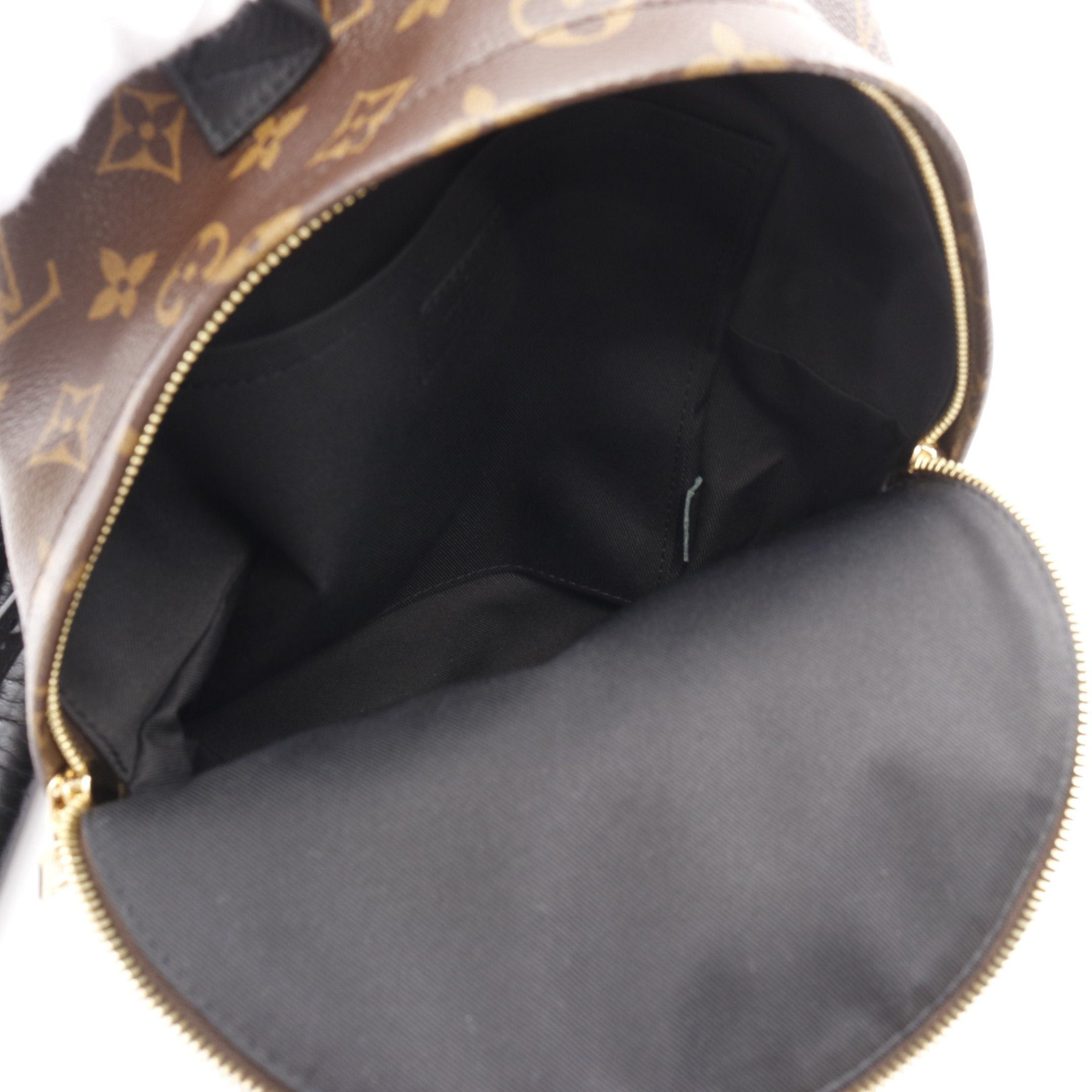 Louis Vuitton Palm Springs Backpack Pm Monogram Reverse Rucksack Leather Brown Beige