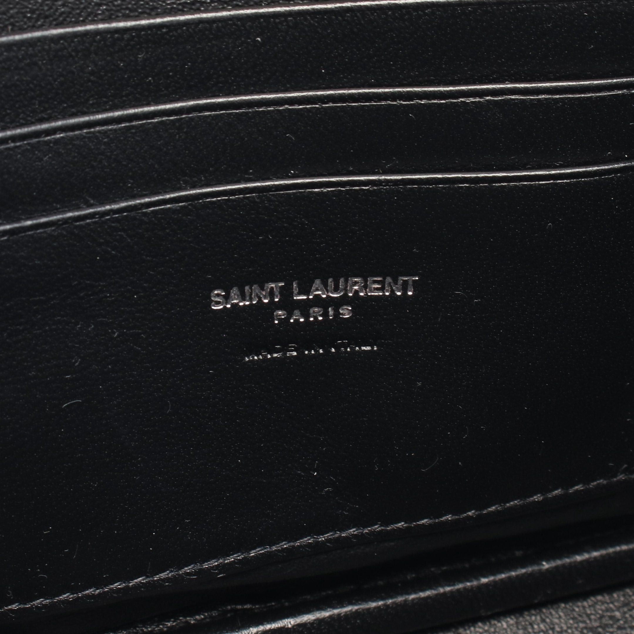 Yves Saint Laurent Yves Saint Laurent Lou Roux Mini Bag Chain Shoulder Leather Black Size ONE SIZE - 4 Thumbnail