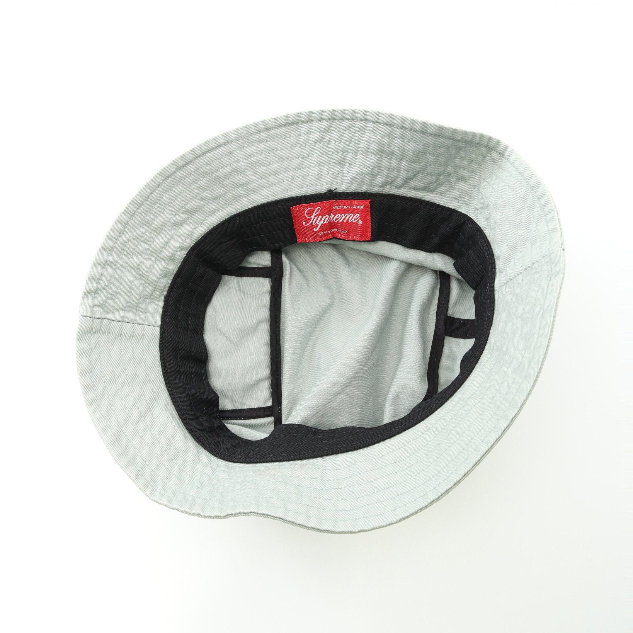 Supreme Supreme Zip Pocket Crushe Bucket Hat Canvas Gray Green Size ONE SIZE - 3 Thumbnail