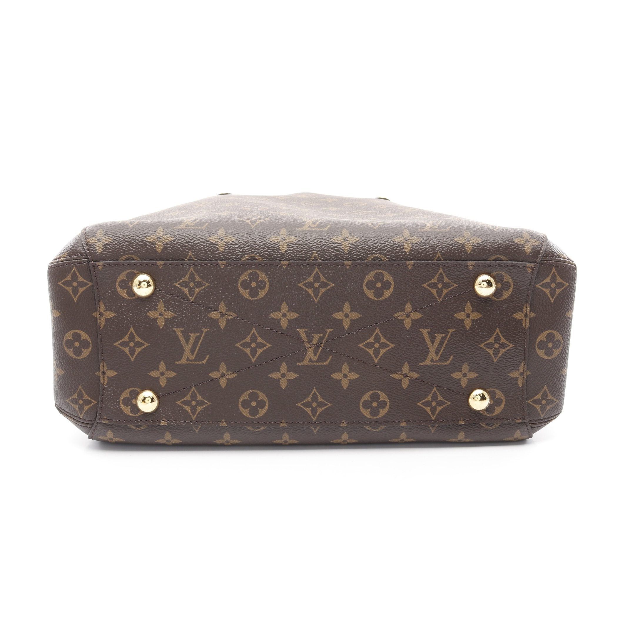 Louis Vuitton Louis Vuitton Montaigne Mm Monogram Handbag Leather Brown Size ONE SIZE - 9 Thumbnail