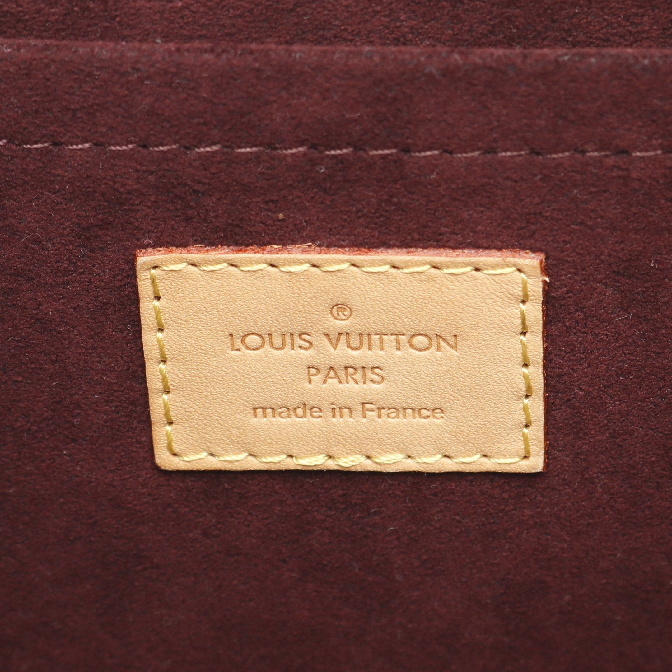 Louis Vuitton Louis Vuitton Montaigne Mm Monogram Handbag Leather Brown Size ONE SIZE - 4 Thumbnail