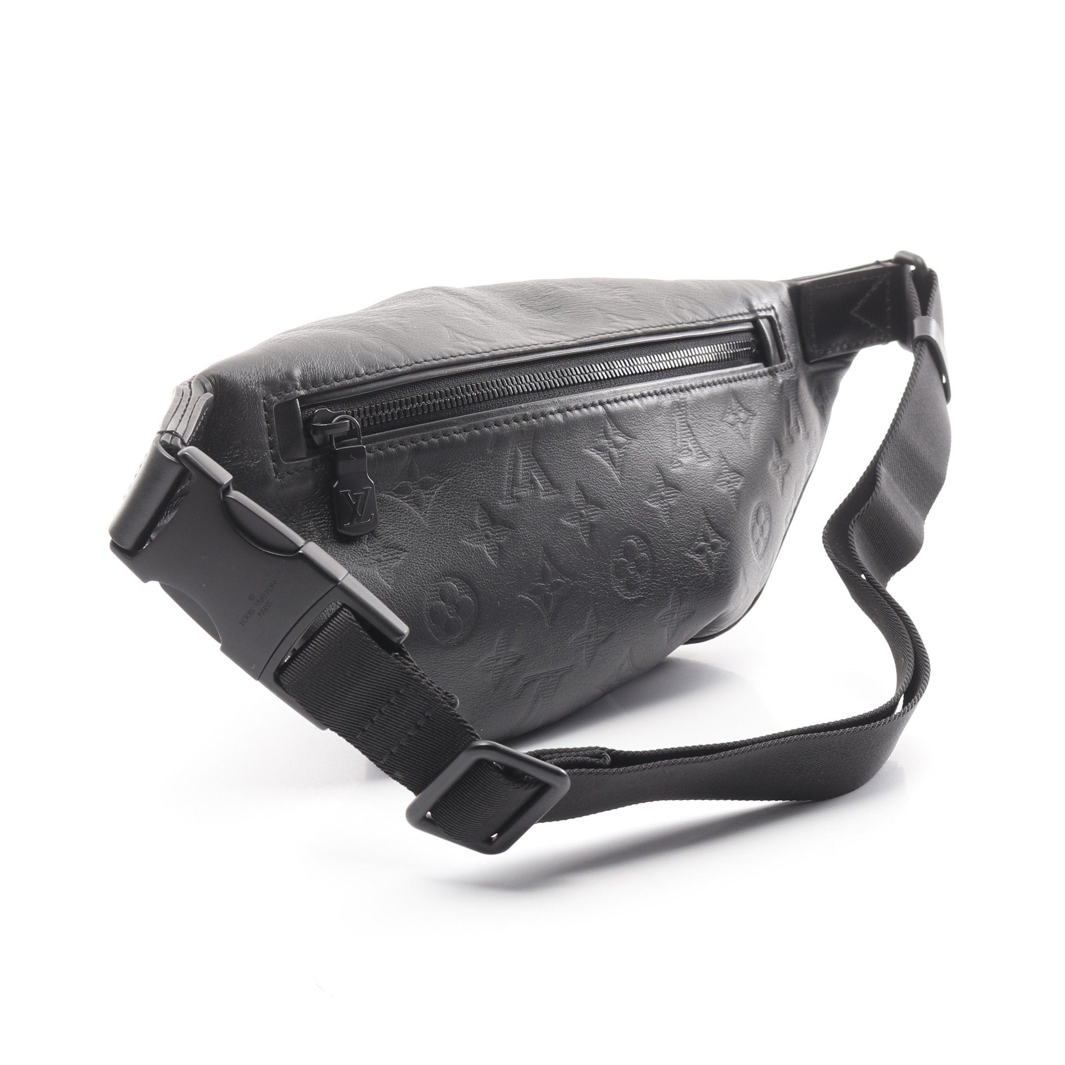 Louis Vuitton Louis Vuitton Discovery Bum Bag Monogram Shadow Body Waist Leather Black Size ONE SIZE - 2 Thumbnail