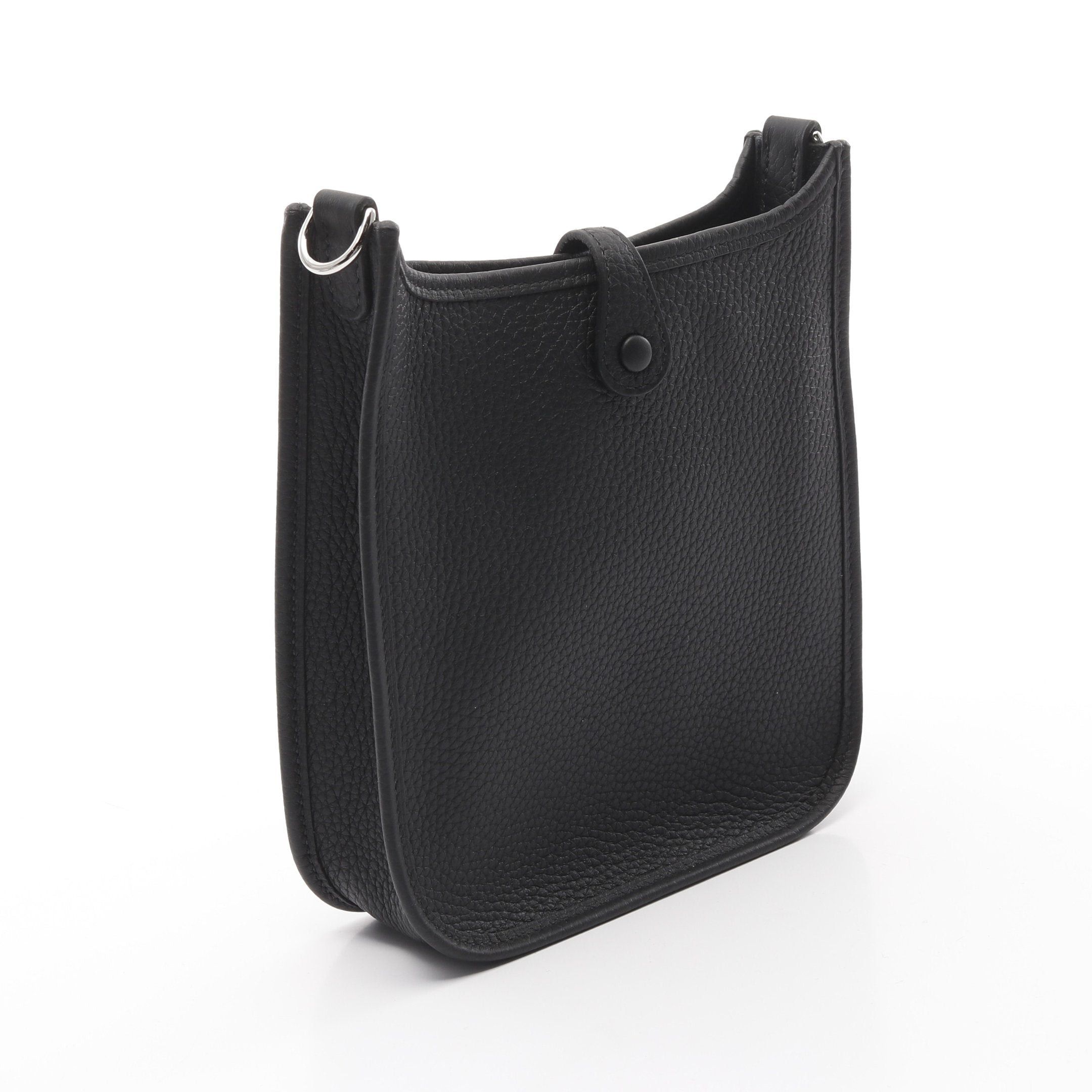 Hermes Hermes Evelyn Tpm Amazon Shoulder Bag Clemence Leather Black Silver Hardware K Stamp Size ONE SIZE - 2 Thumbnail
