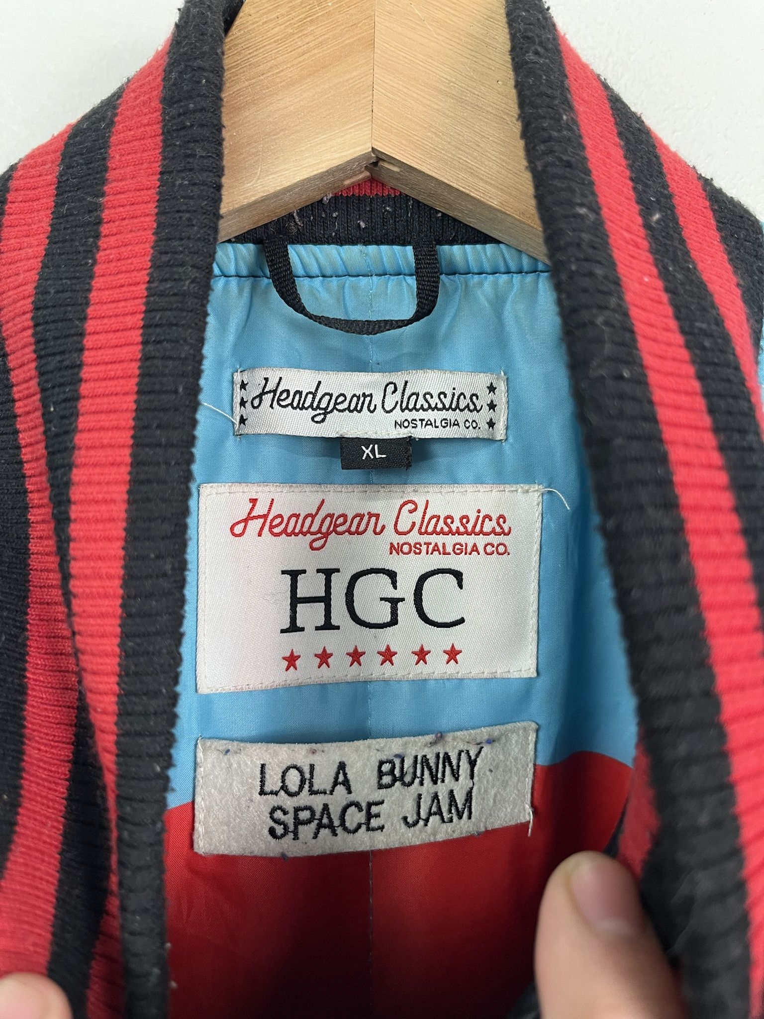 Jam × Vintage Vintage Lola Bunny Space Jam Tune Squad Headgear Classics Satin Jacket Size XL Size US XL / EU 56 / 4 - 2 Thumbnail