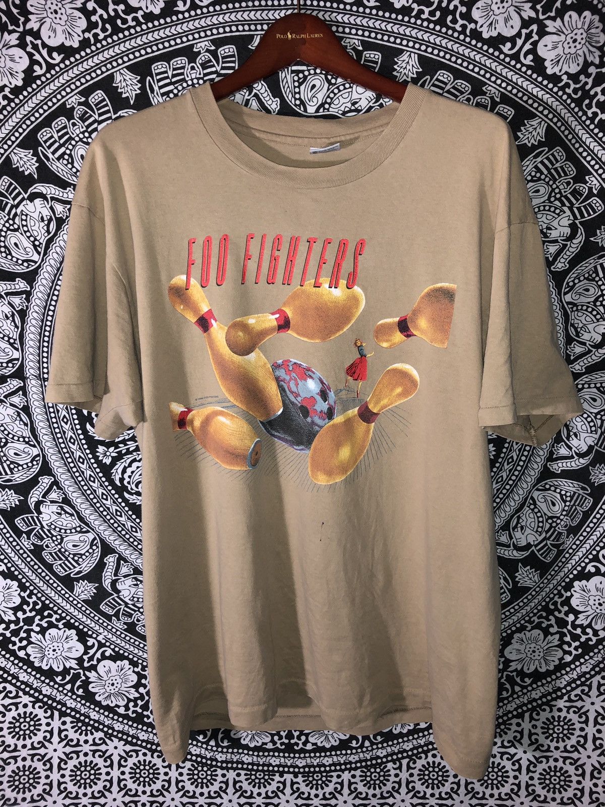 Vintage Vintage Foo Fighters 1996 Big Me Bowling Tour Shirt | Grailed