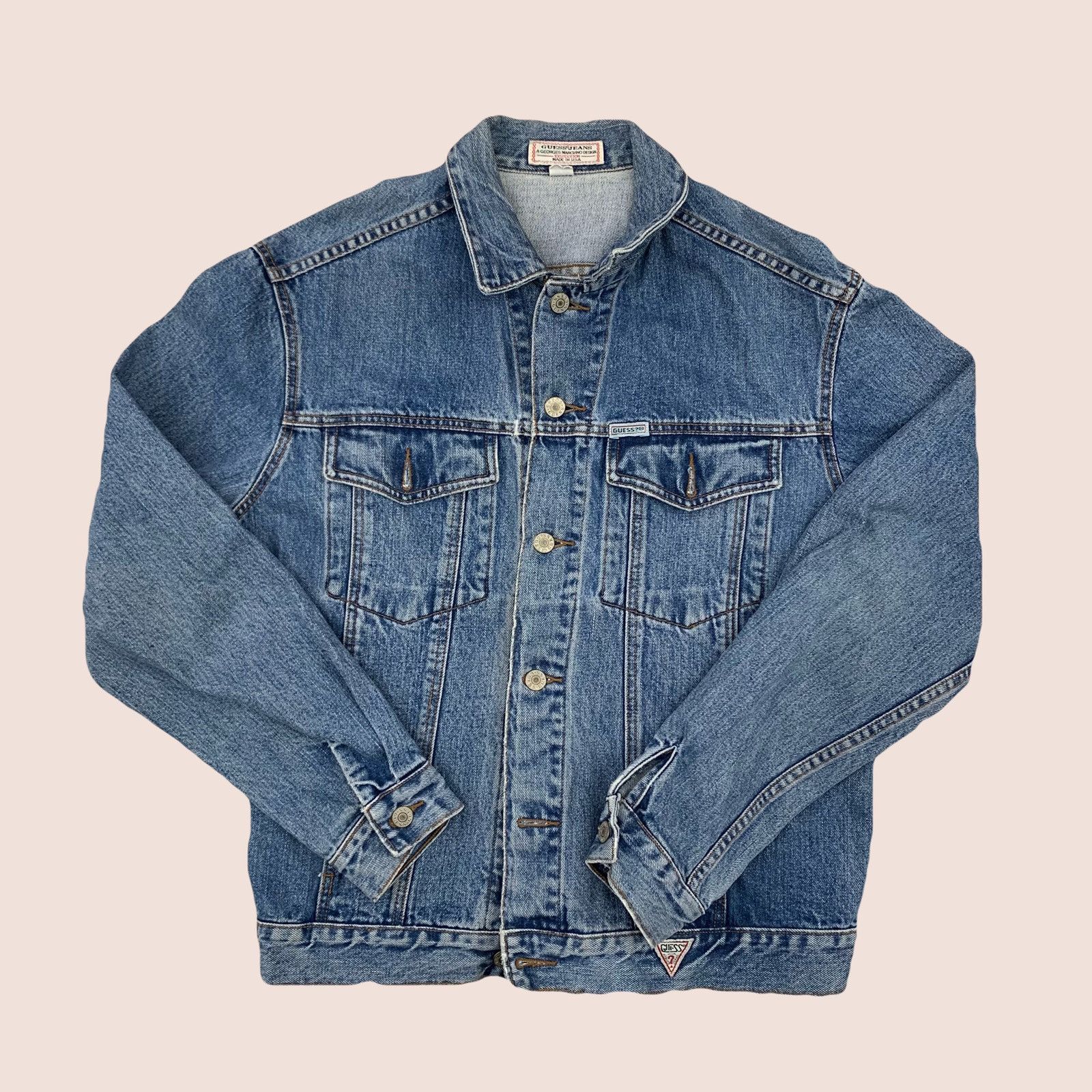 Guess Vintage Guess Jean Jacket Size US L / EU 52-54 / 3 - 1 Thumbnail
