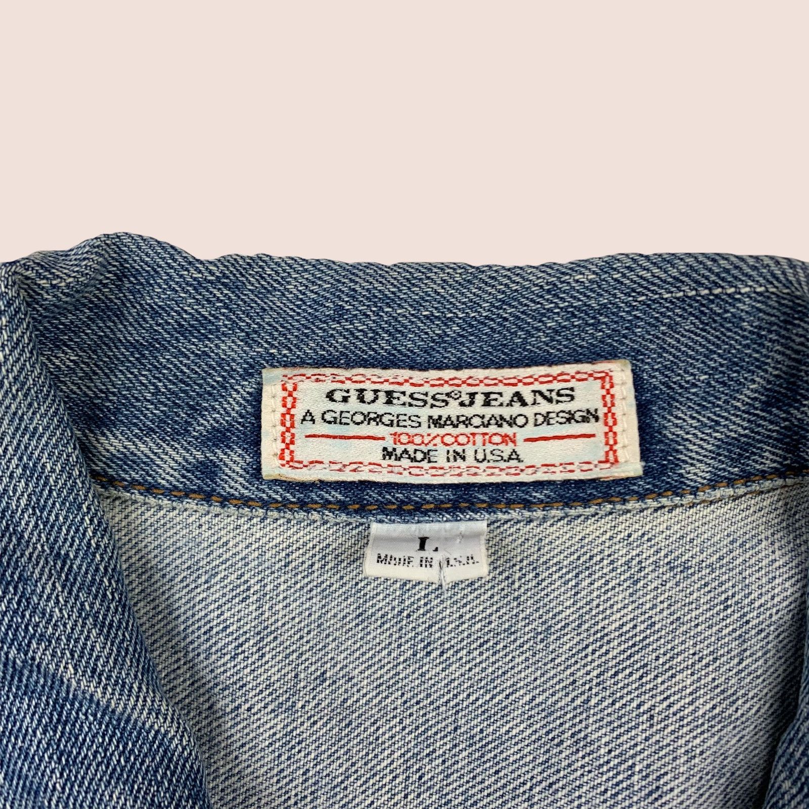 Guess Vintage Guess Jean Jacket Size US L / EU 52-54 / 3 - 2 Thumbnail