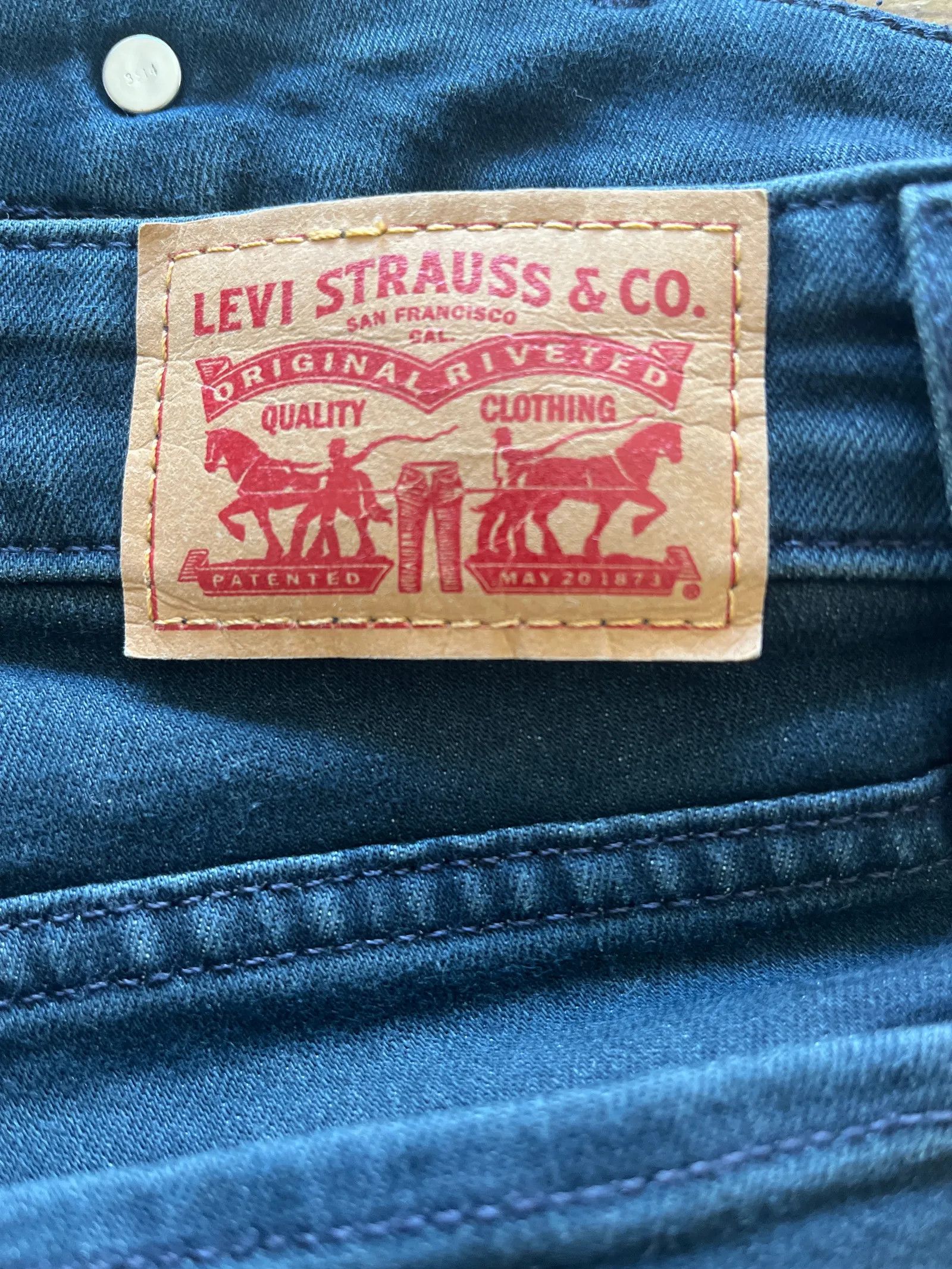Levi's Levis 712 SLIM Jeans Size 27" / US 4 / IT 40 - 2 Thumbnail