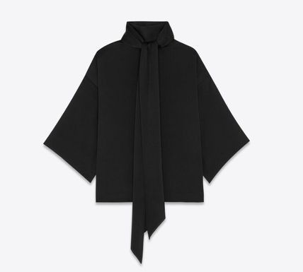 Saint Laurent Paris blouse in crepe satin Size M / US 6-8 / IT 42-44 - 2 Thumbnail