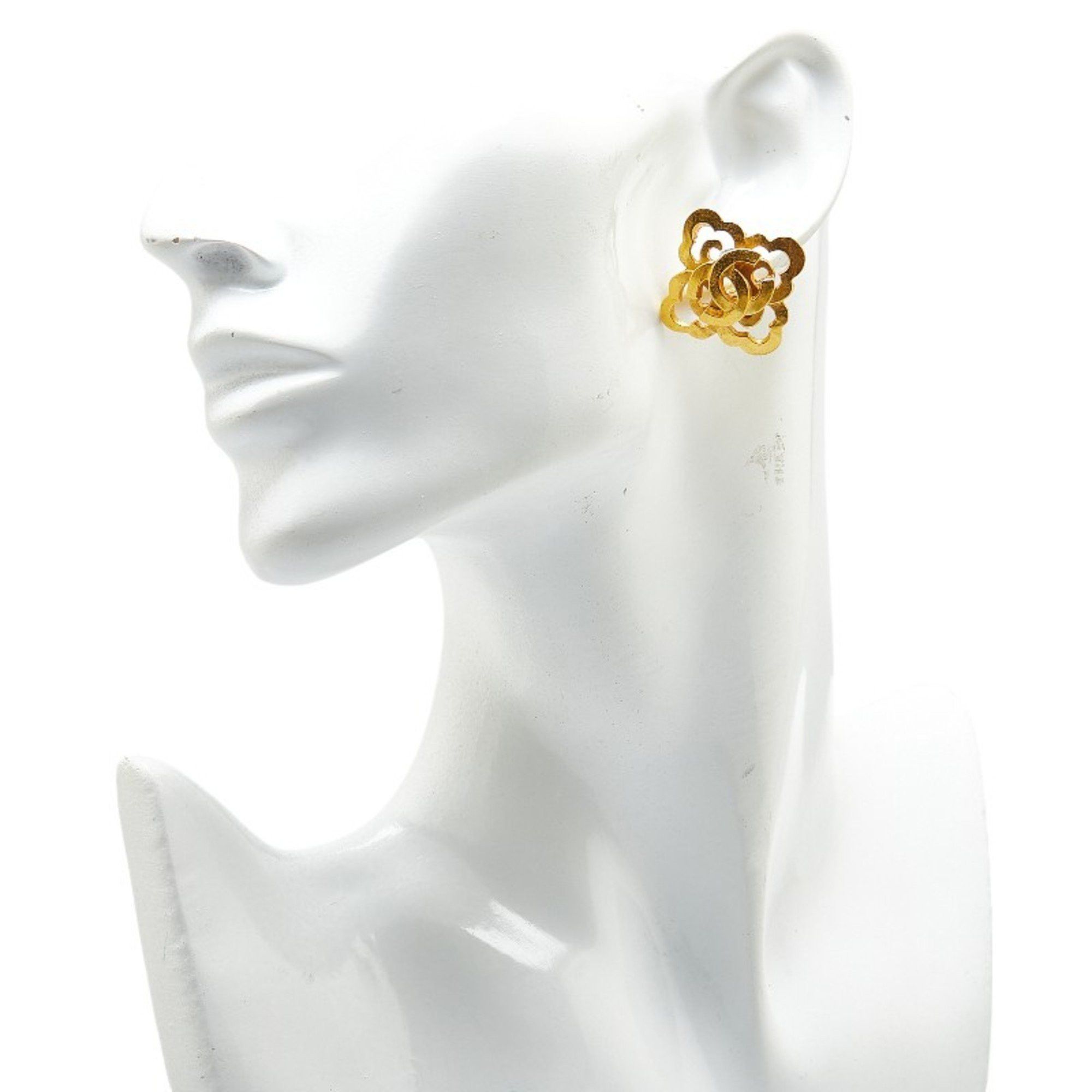 Chanel Chanel Coco Mark earring Size ONE SIZE - 5 Thumbnail