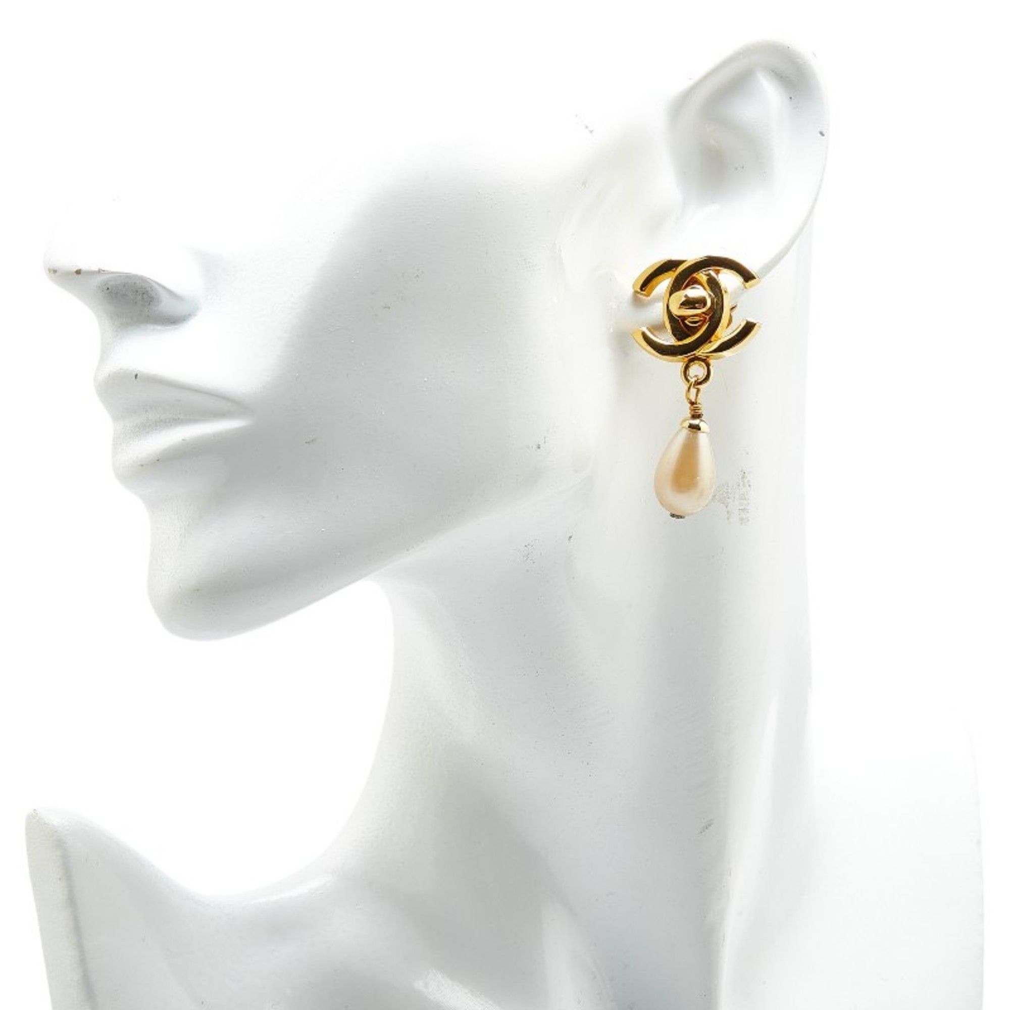 Chanel Chanel Coco Mark earring Size ONE SIZE - 5 Thumbnail