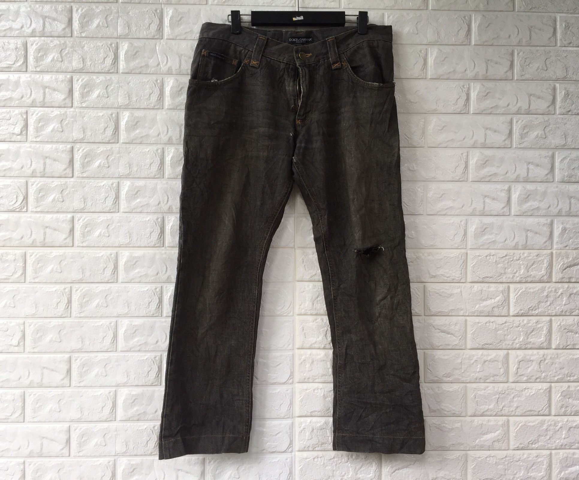 Dolce & Gabbana Dolce & Gabanna Jeans Black Colour Size US 34 / EU 50 - 1 Thumbnail