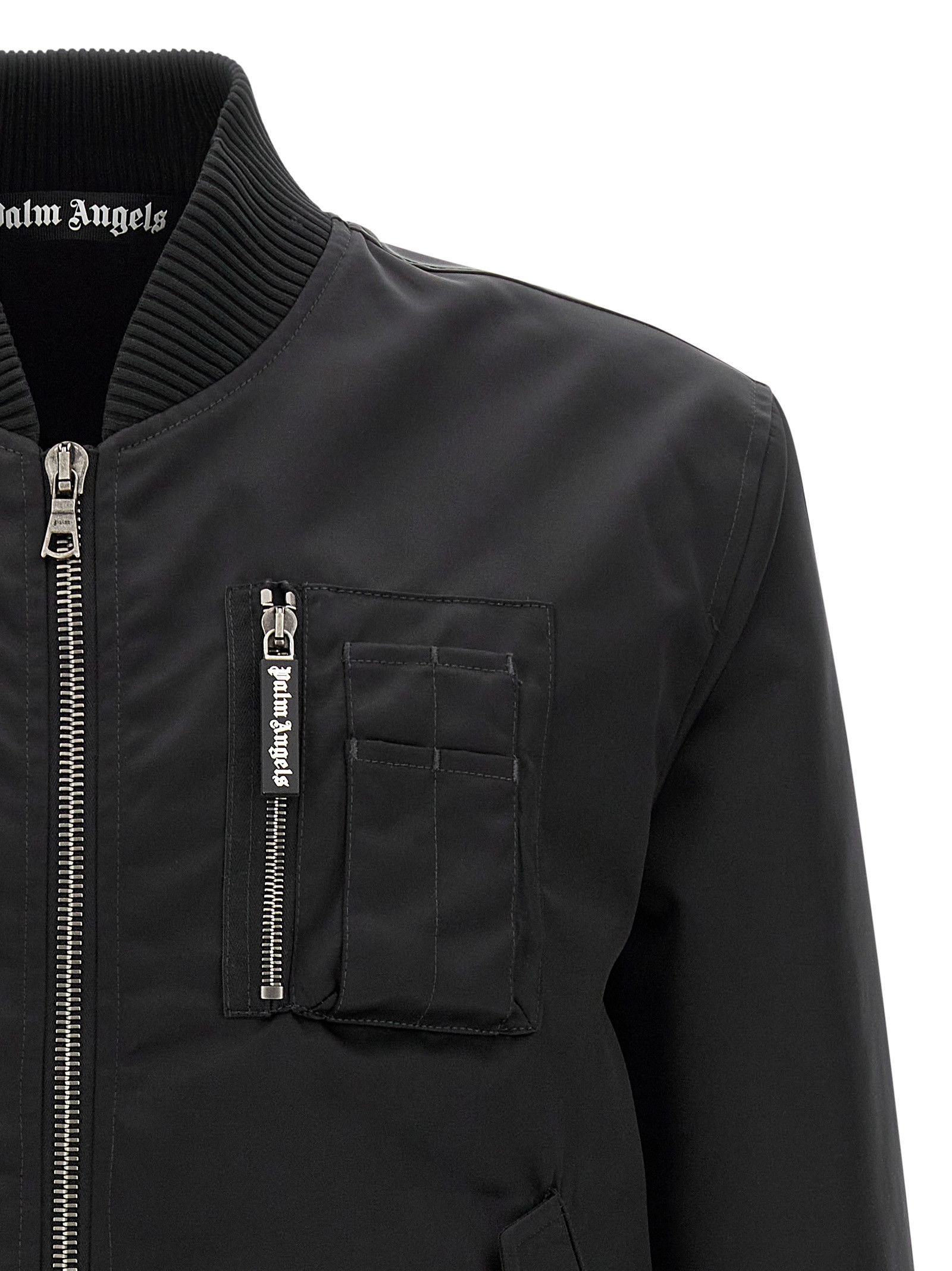 Palm Angels 'Curved Logo' Bomber Jacket Size US M / EU 48-50 / 2 - 3 Thumbnail