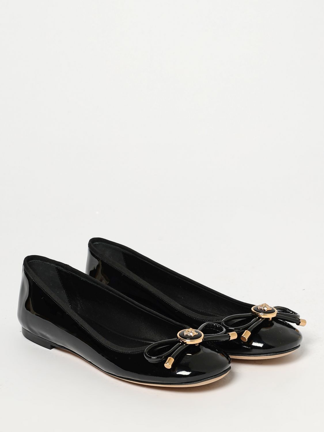 Versace Versace Ballet Flats Woman Black Size US 6.5 / IT 36.5 - 2 Thumbnail