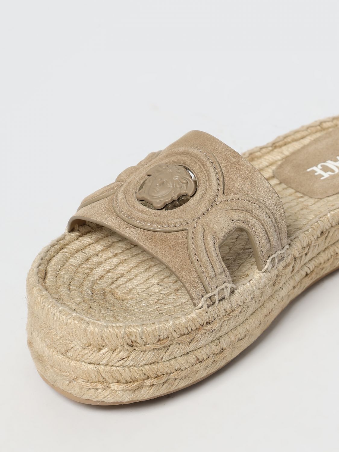 Versace Versace Espadrilles Woman Beige Size US 8.5 / IT 38.5 - 4 Thumbnail