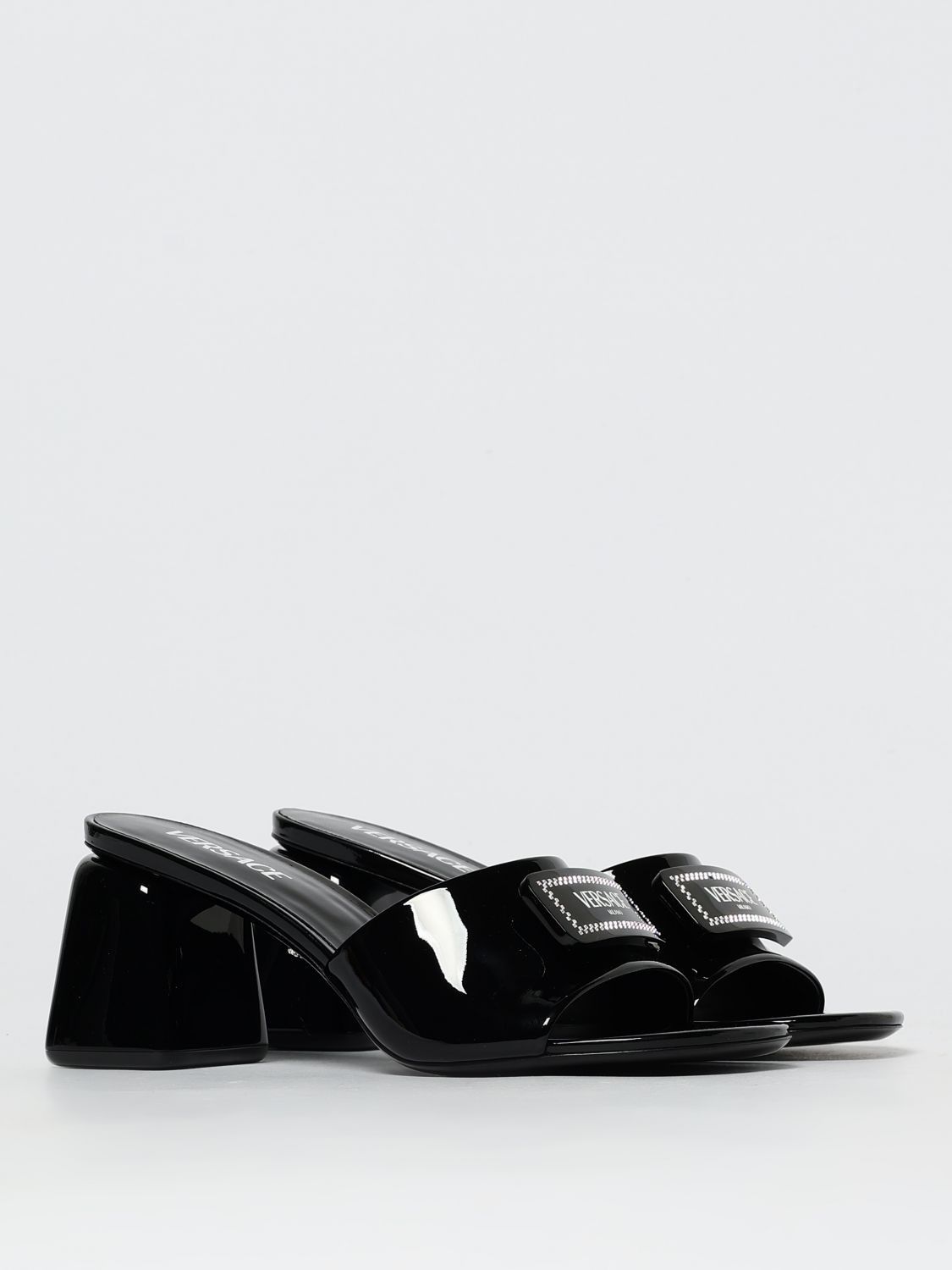 Versace Versace Heeled Sandals Woman Black Size US 10 / IT 40 - 2 Thumbnail