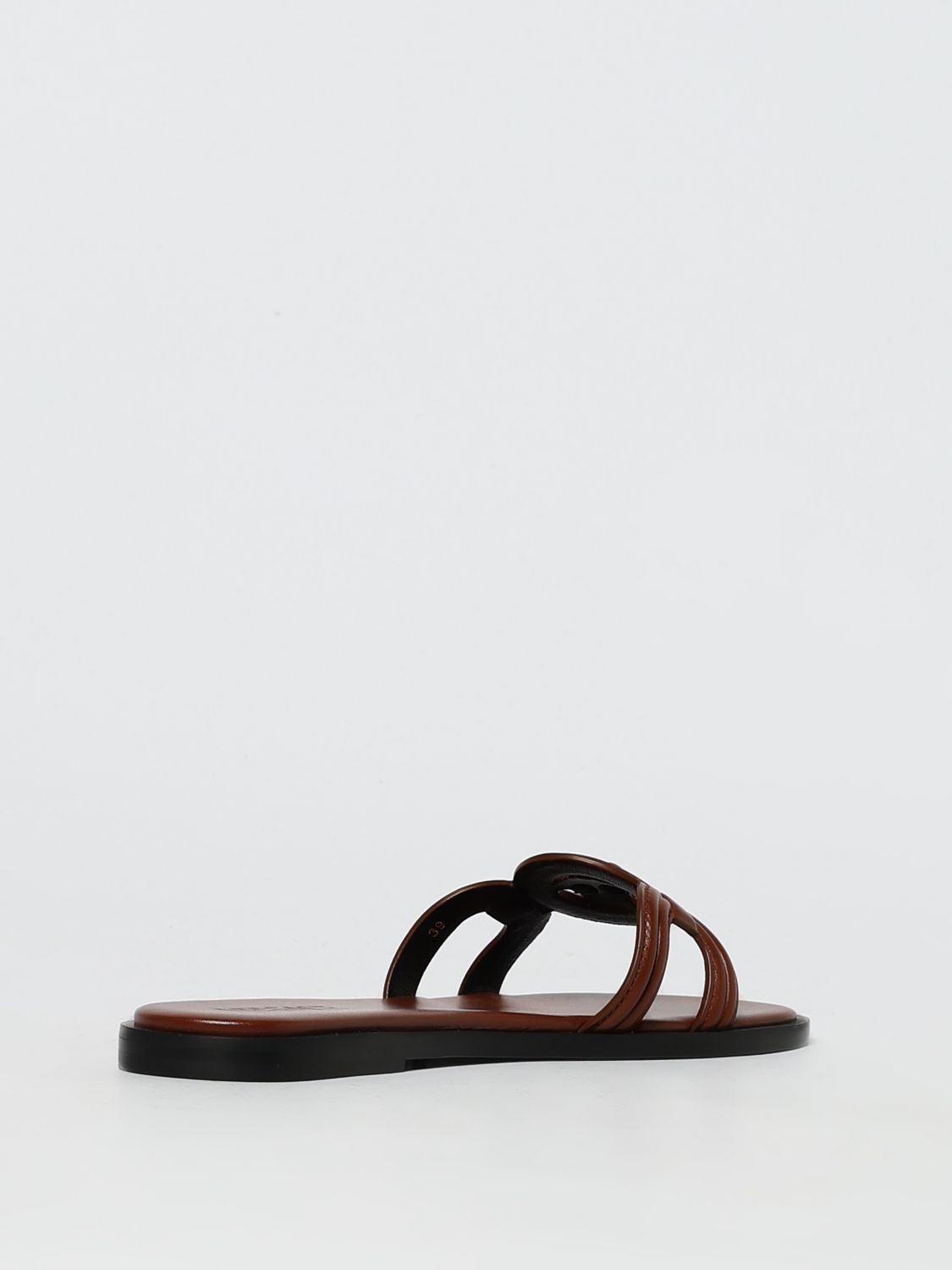 Versace Versace Heeled Sandal Woman Leather Size US 8.5 / IT 38.5 - 3 Thumbnail
