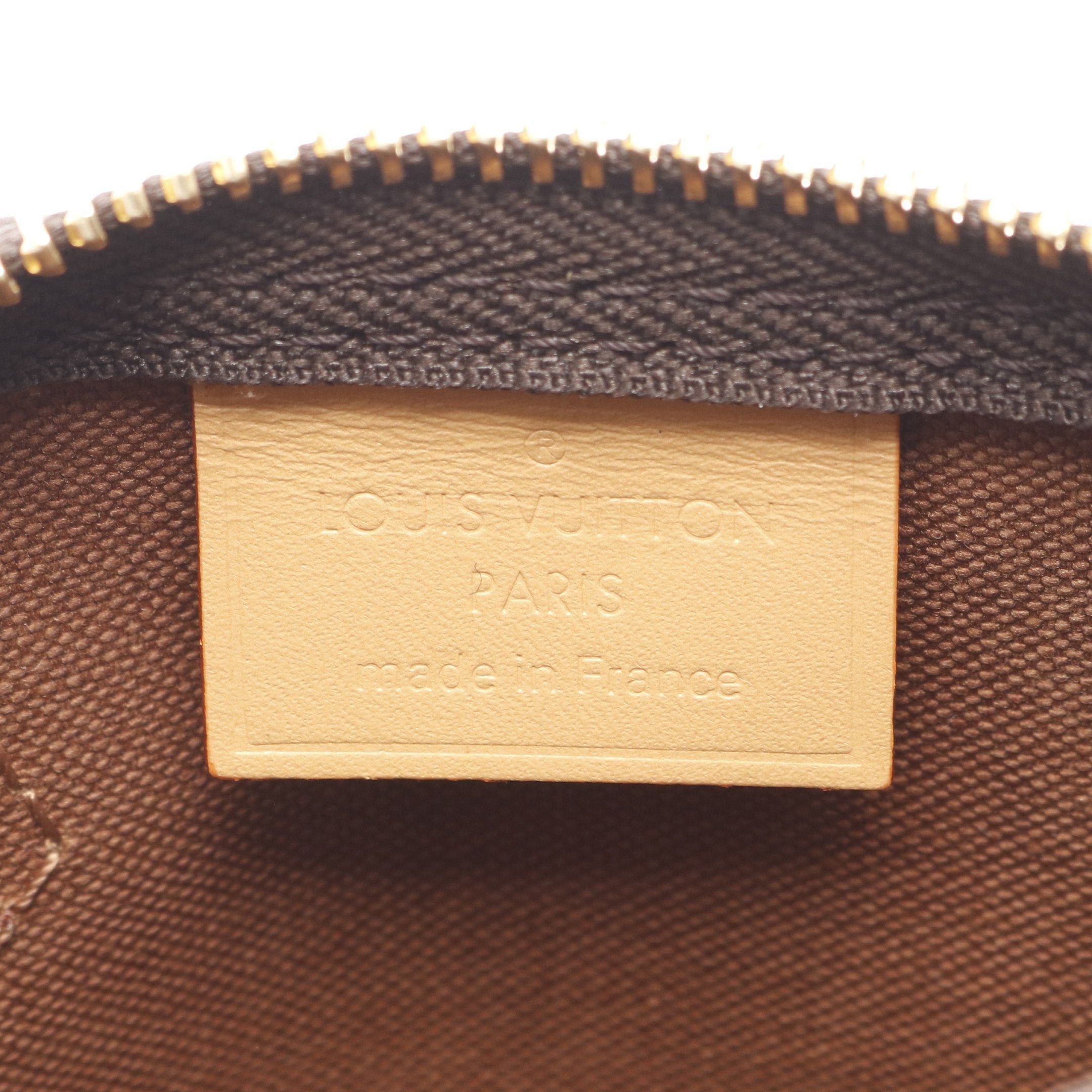 Louis Vuitton Louis Vuitton Nano Speedy Monogram Handbag Leather Brown Size ONE SIZE - 4 Thumbnail