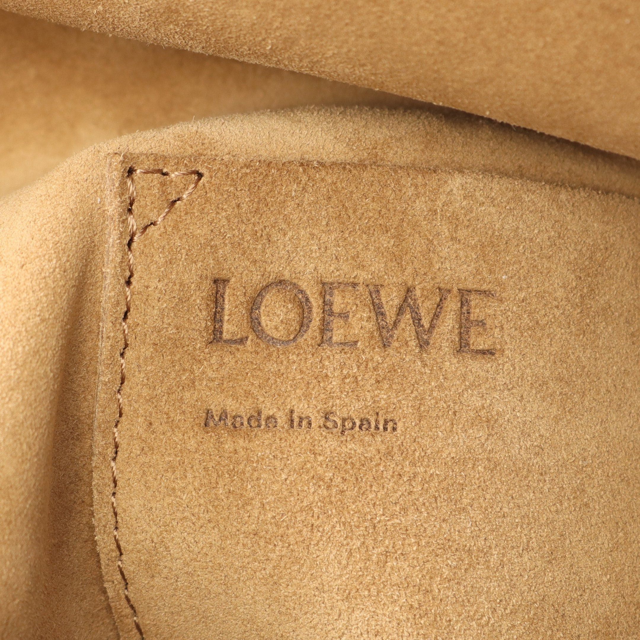 Loewe Loewe Puzzle Bag Large Handbag Leather Dark Brown Size ONE SIZE - 4 Thumbnail
