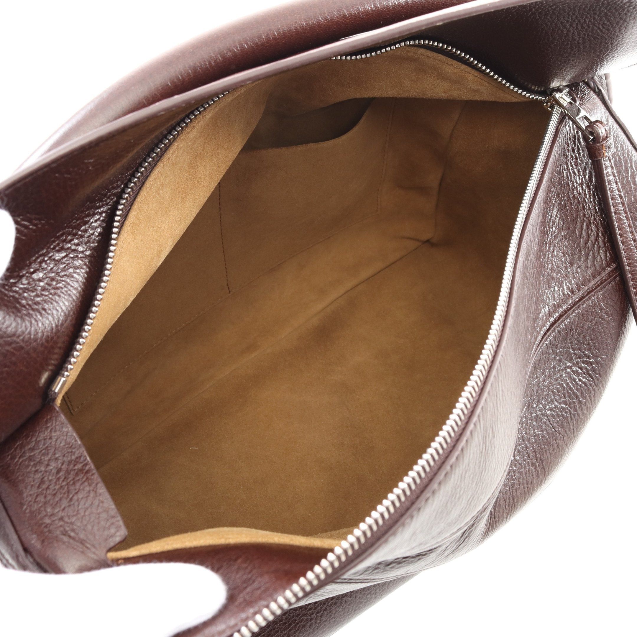 Loewe Loewe Puzzle Bag Large Handbag Leather Dark Brown Size ONE SIZE - 3 Thumbnail