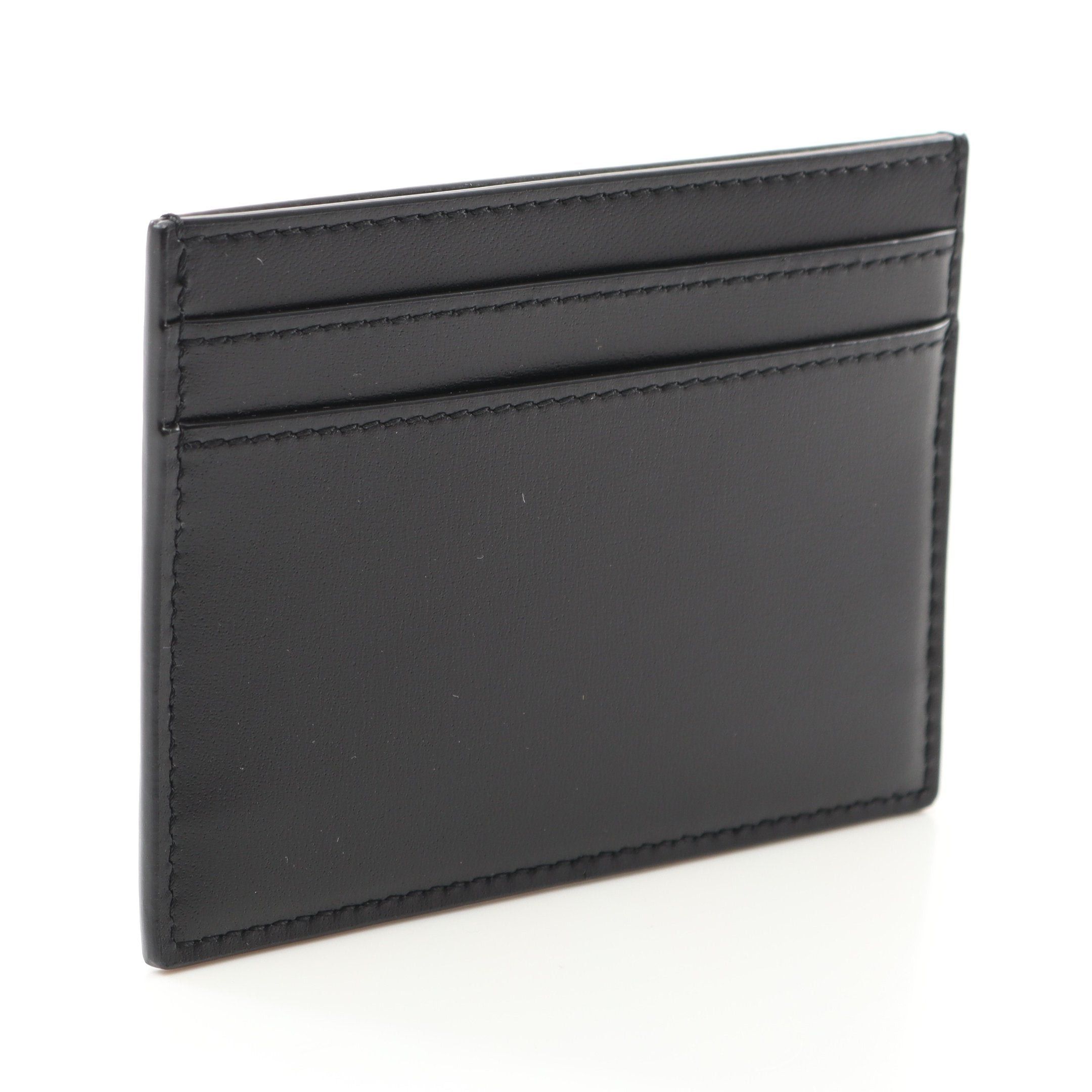 Yves Saint Laurent Yves Saint Laurent Tiny Cassandra Card Case Leather Black Size ONE SIZE - 2 Thumbnail