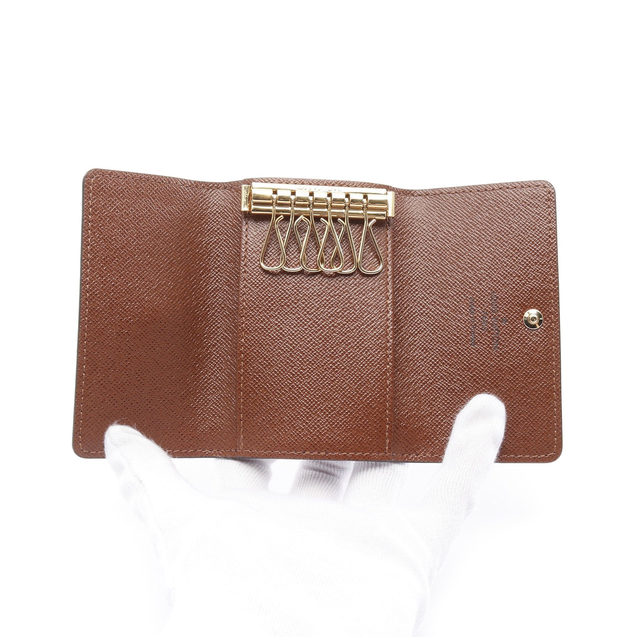 Louis Vuitton Louis Vuitton Multicle 6 Monogram Key Case Brown Size ONE SIZE - 3 Thumbnail