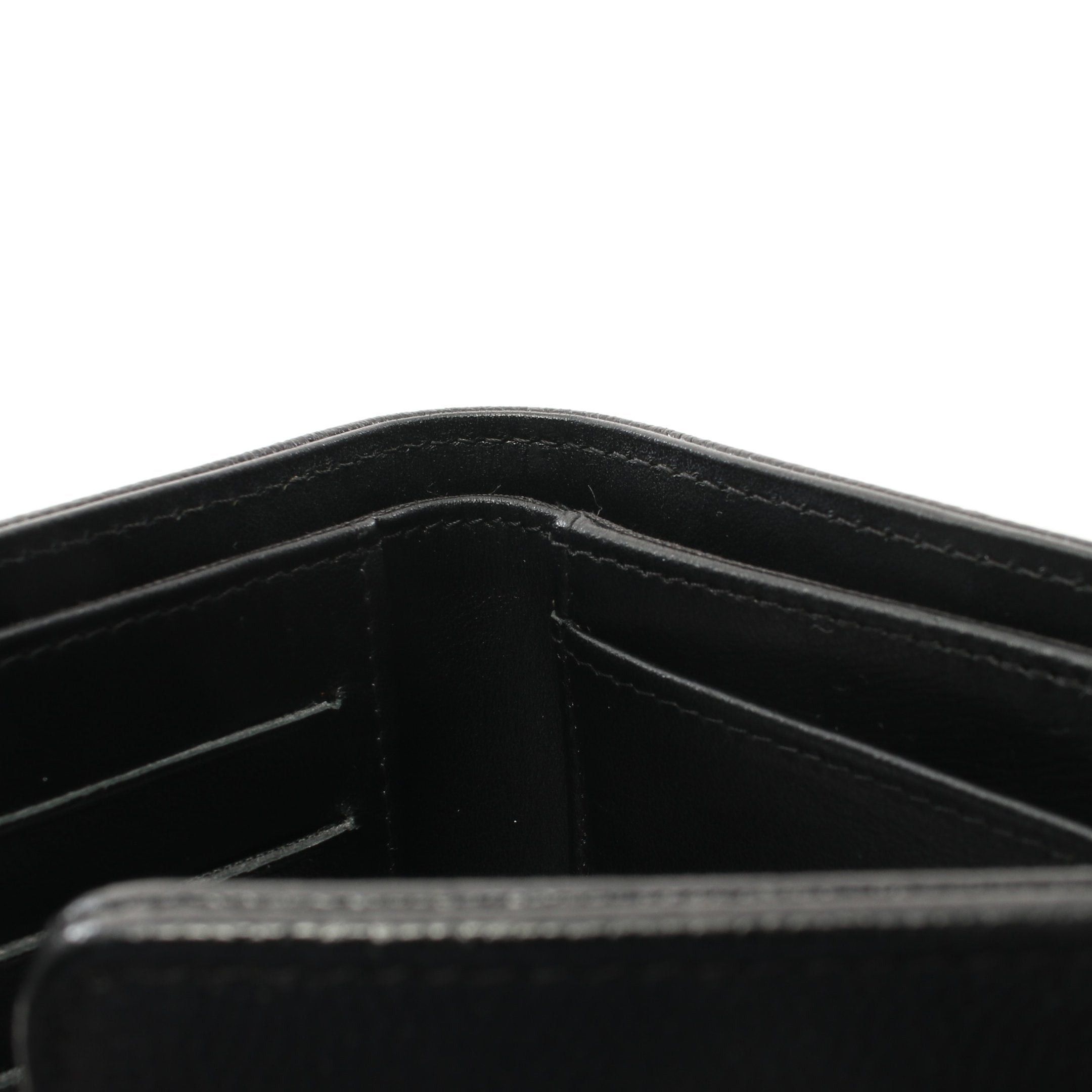 Chanel Chanel Trifold Wallet Caviar Skin Black Gold Hardware Size ONE SIZE - 8 Thumbnail
