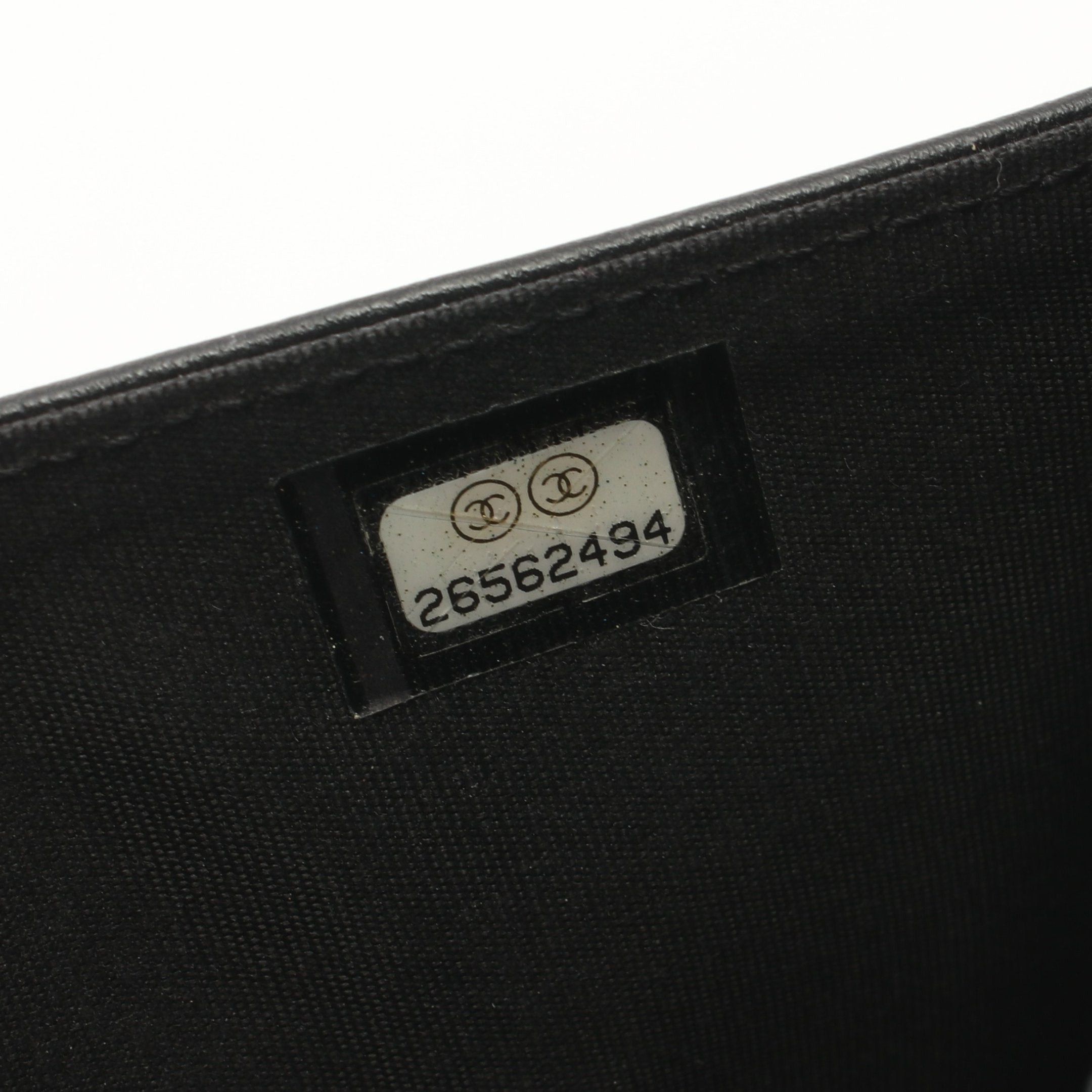 Chanel Chanel Trifold Wallet Caviar Skin Black Gold Hardware Size ONE SIZE - 5 Thumbnail