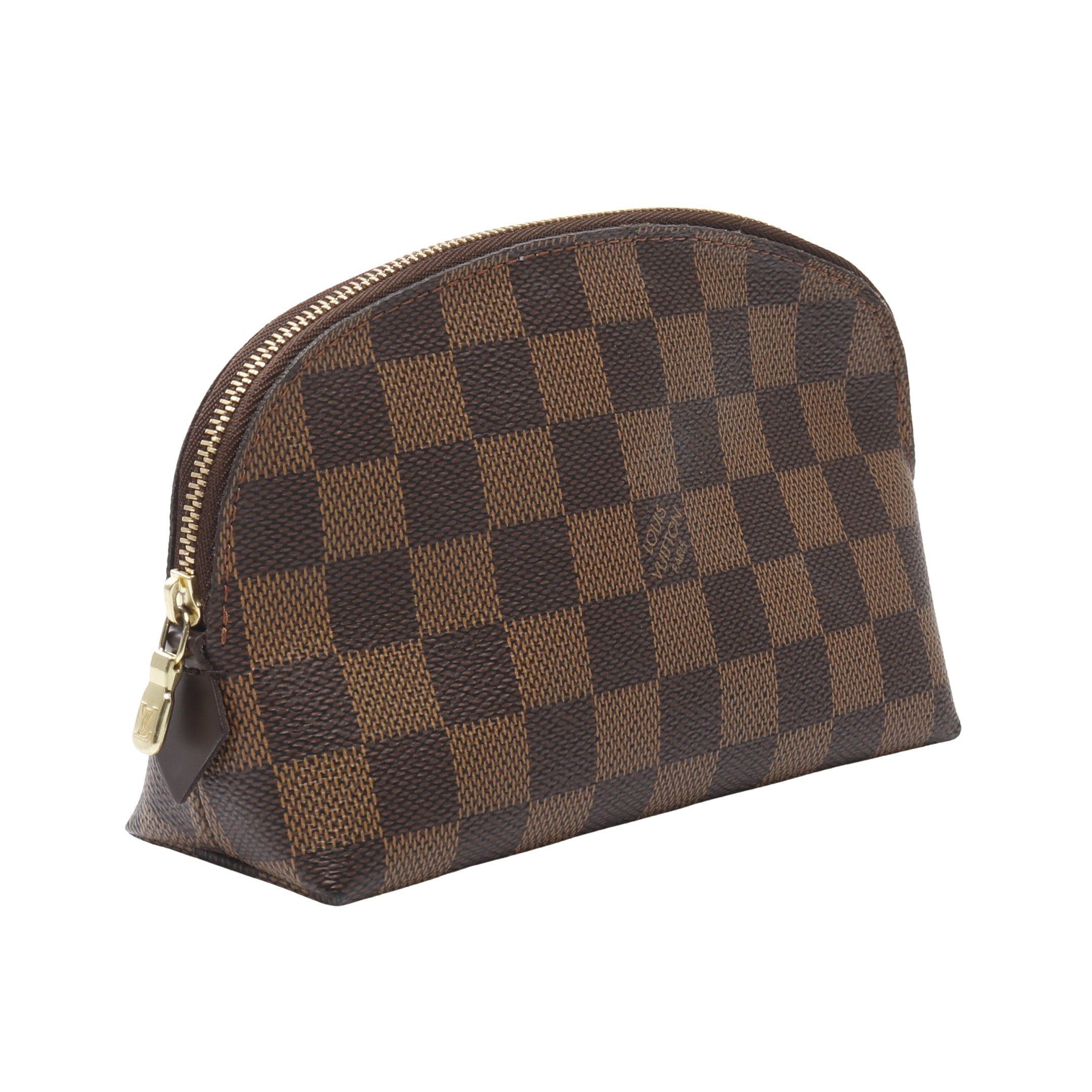 Louis Vuitton Louis Vuitton Pochette Cosmetics Damier Ebene Cosmetic Pouch Brown Size ONE SIZE - 2 Thumbnail