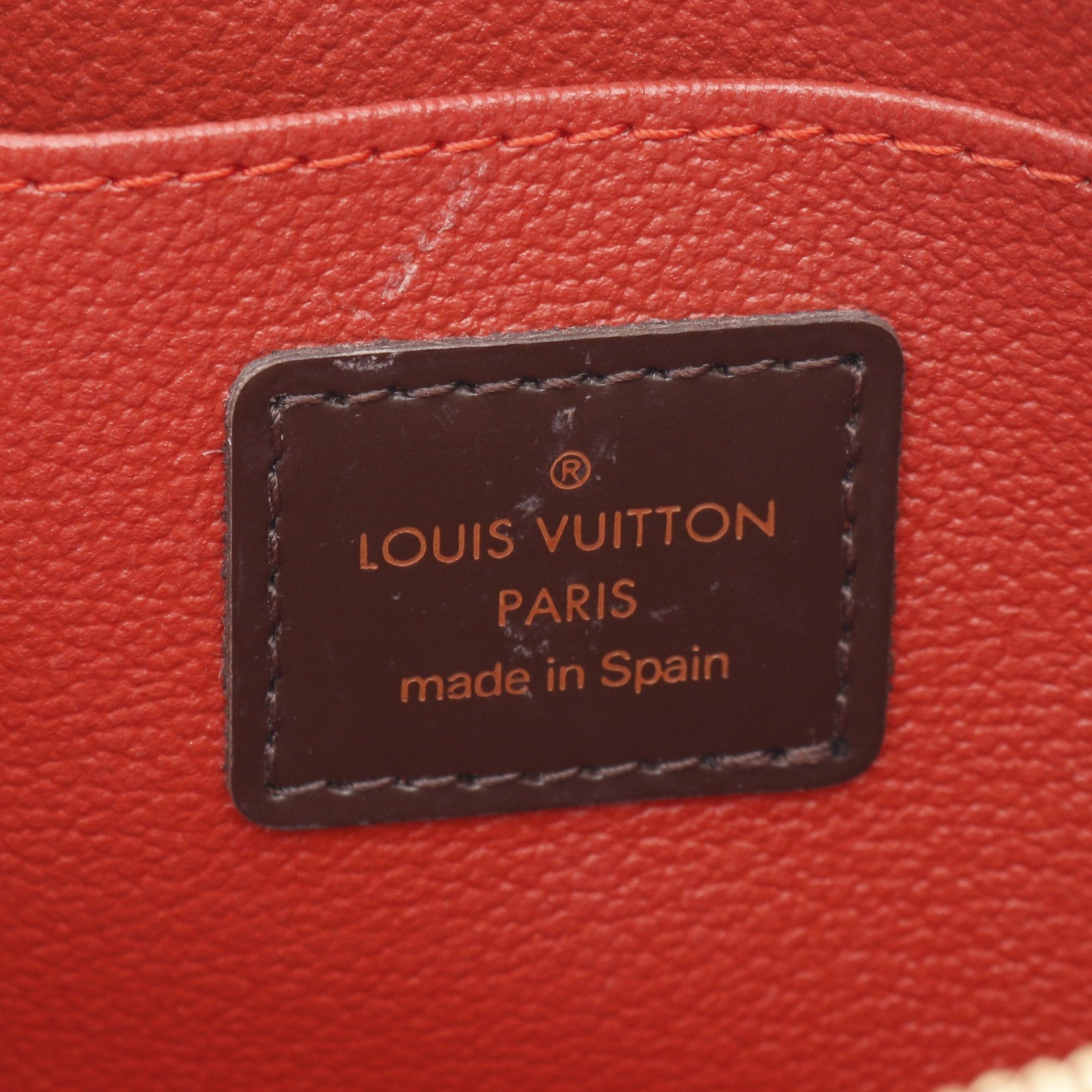 Louis Vuitton Louis Vuitton Pochette Cosmetics Damier Ebene Cosmetic Pouch Brown Size ONE SIZE - 4 Thumbnail