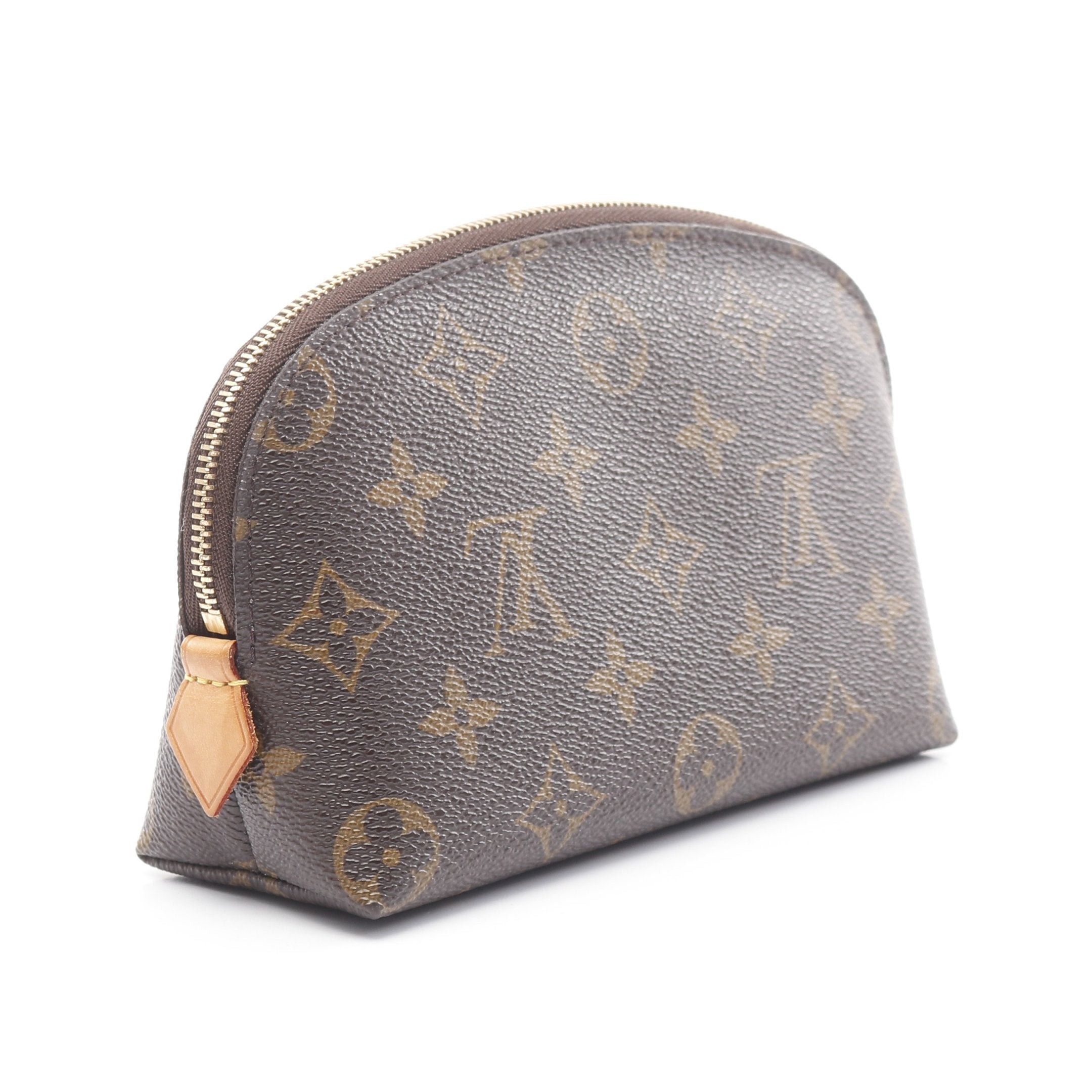 Louis Vuitton Louis Vuitton Pochette Cosmetics Monogram Cosmetic Pouch Leather Brown Size ONE SIZE - 2 Thumbnail