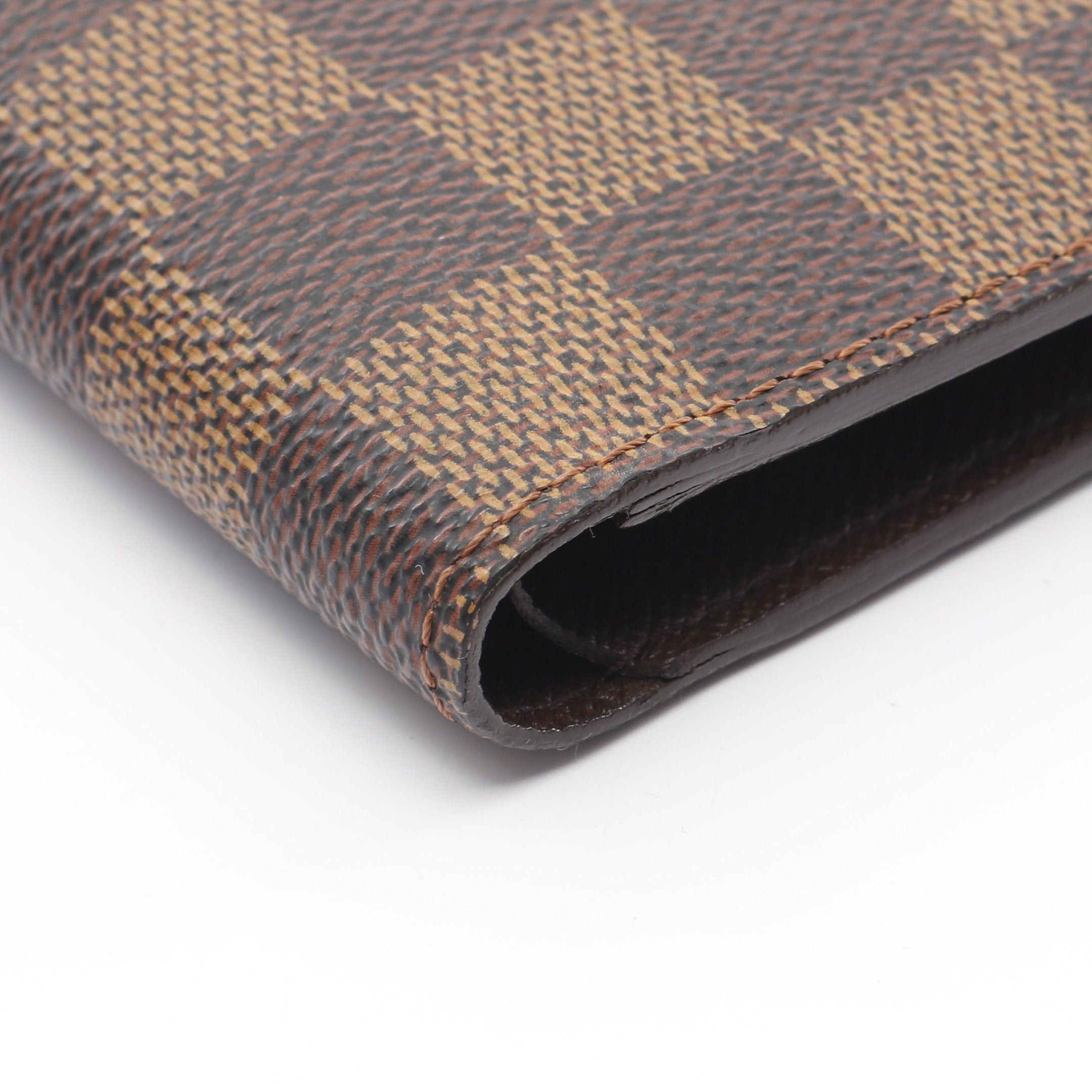 Louis Vuitton Louis Vuitton Porto Bie Cult Credit Monnaie Damier Ebene Bi-Fold Wallet Brown Size ONE SIZE - 5 Thumbnail