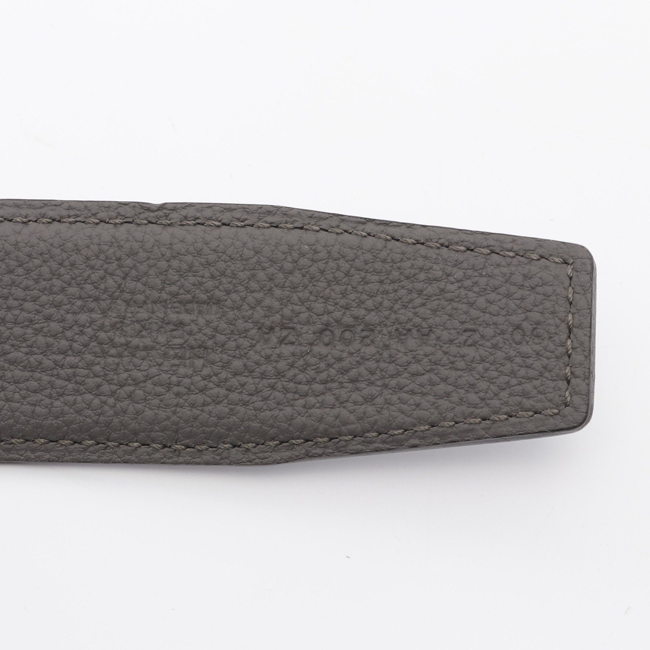 Hermes Hermes Constance H-Belt Noir Ethane Belt Box Calf Togo Black Dark Gray Silver Hardware Reversible Z Stamp Size ONE SIZE - 4 Thumbnail