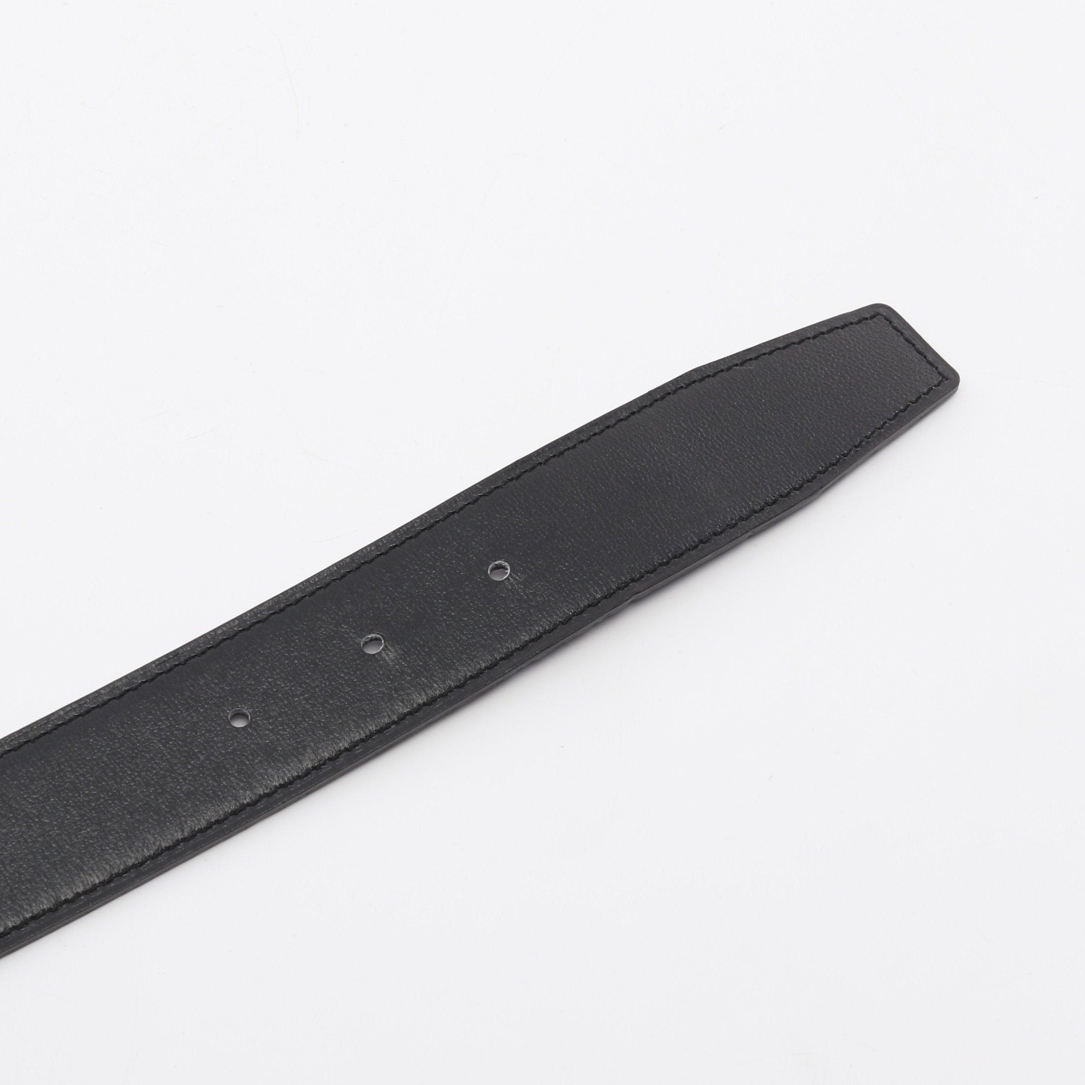Hermes Hermes Constance H-Belt Noir Ethane Belt Box Calf Togo Black Dark Gray Silver Hardware Reversible Z Stamp Size ONE SIZE - 3 Thumbnail