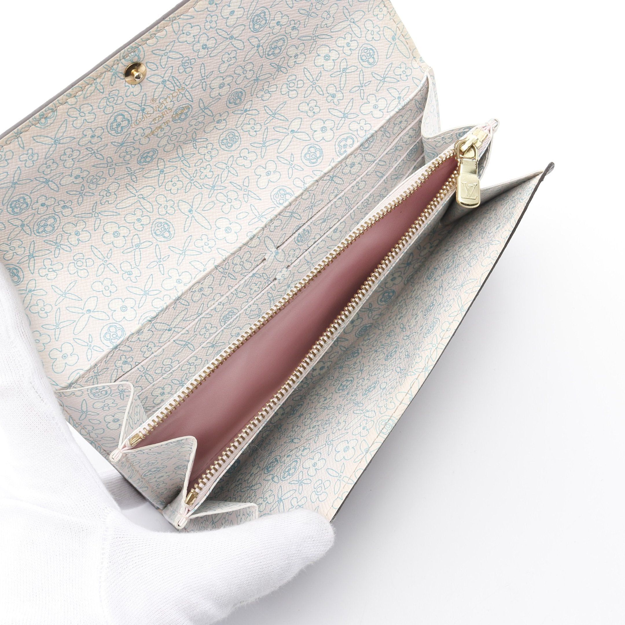 Louis Vuitton Louis Vuitton Portefeuil Sara Monogram Fleuri Rose Bi-Fold Long Wallet Brown Size ONE SIZE - 3 Thumbnail