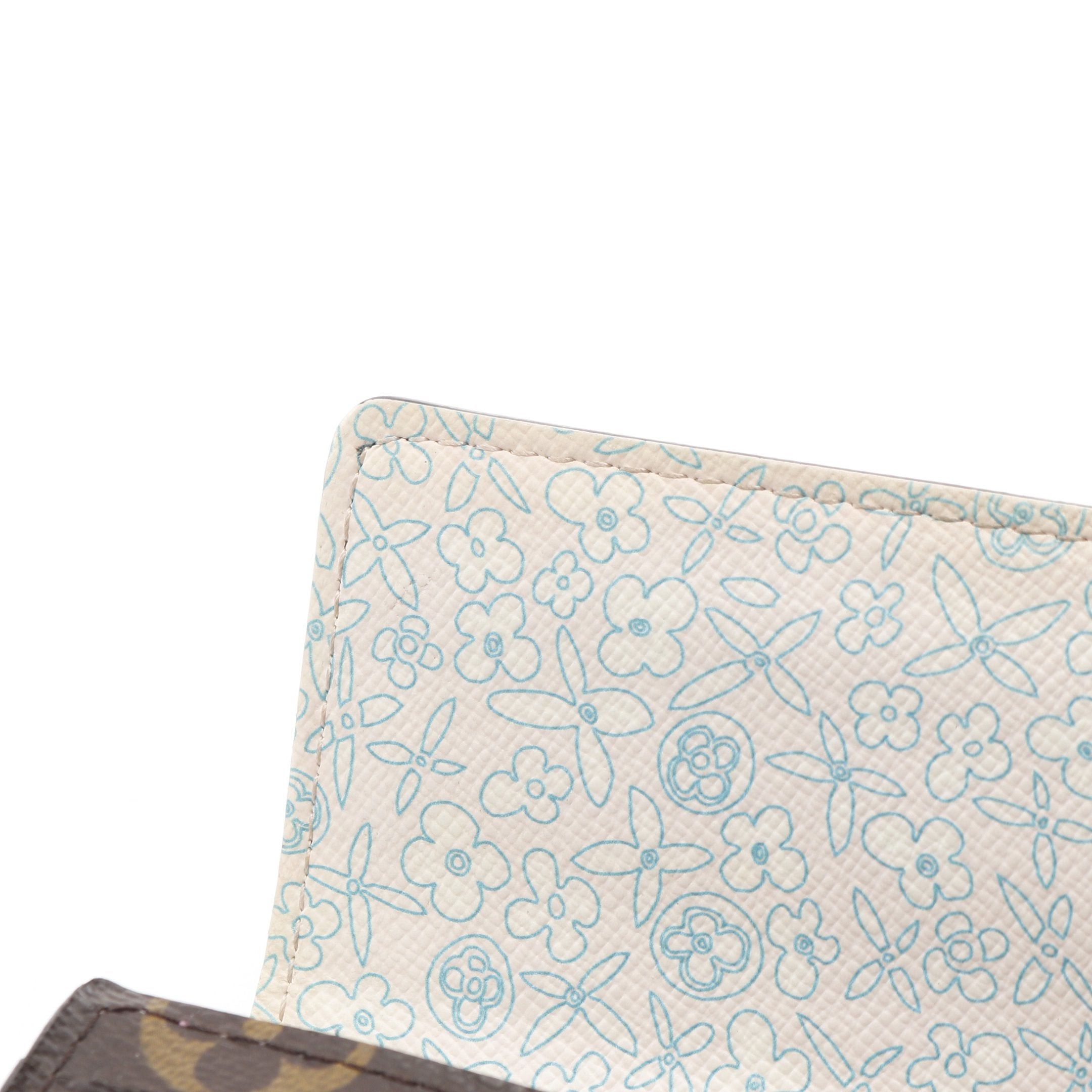 Louis Vuitton Louis Vuitton Portefeuil Sara Monogram Fleuri Rose Bi-Fold Long Wallet Brown Size ONE SIZE - 8 Thumbnail