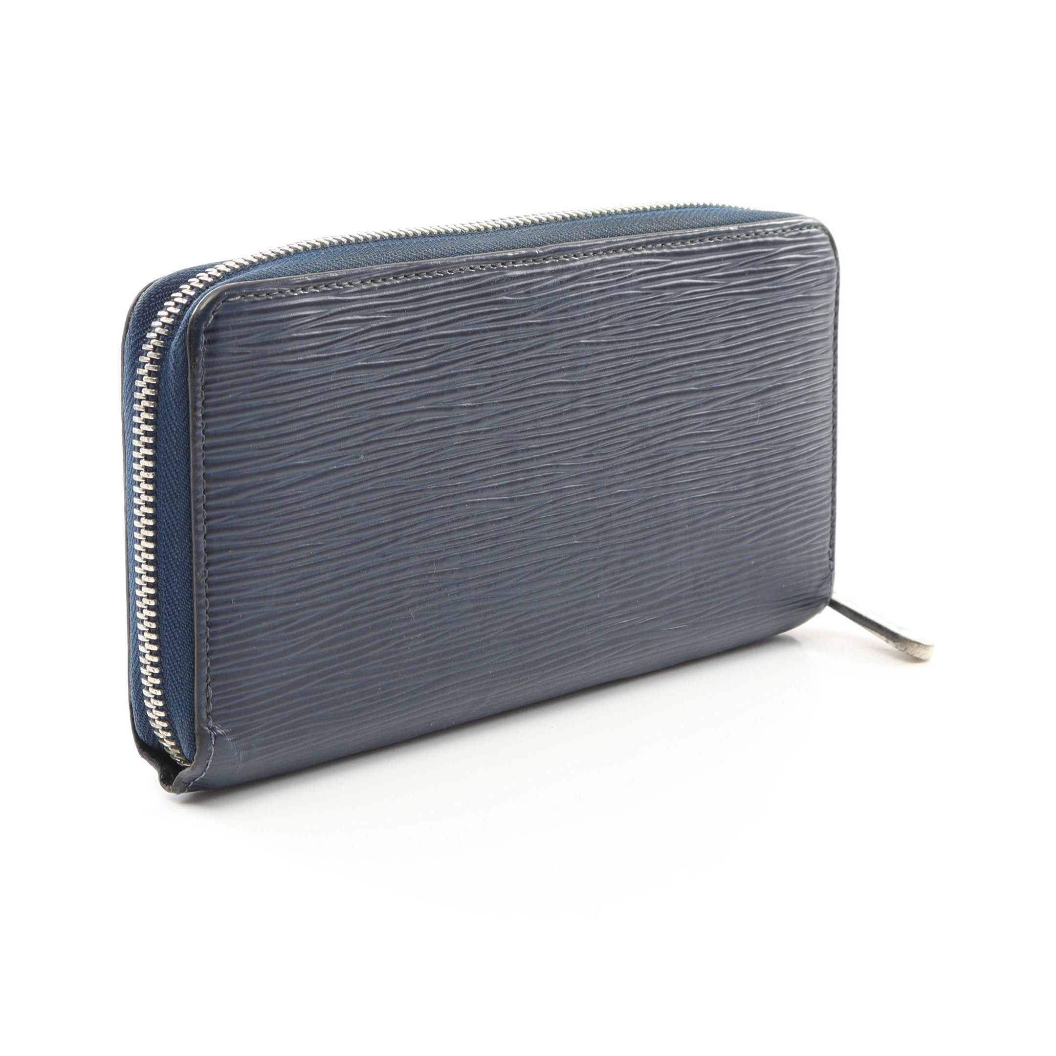 Louis Vuitton Louis Vuitton Zippy Wallet Epi Andigo Blue Round Zipper Long Leather Navy Size ONE SIZE - 2 Thumbnail