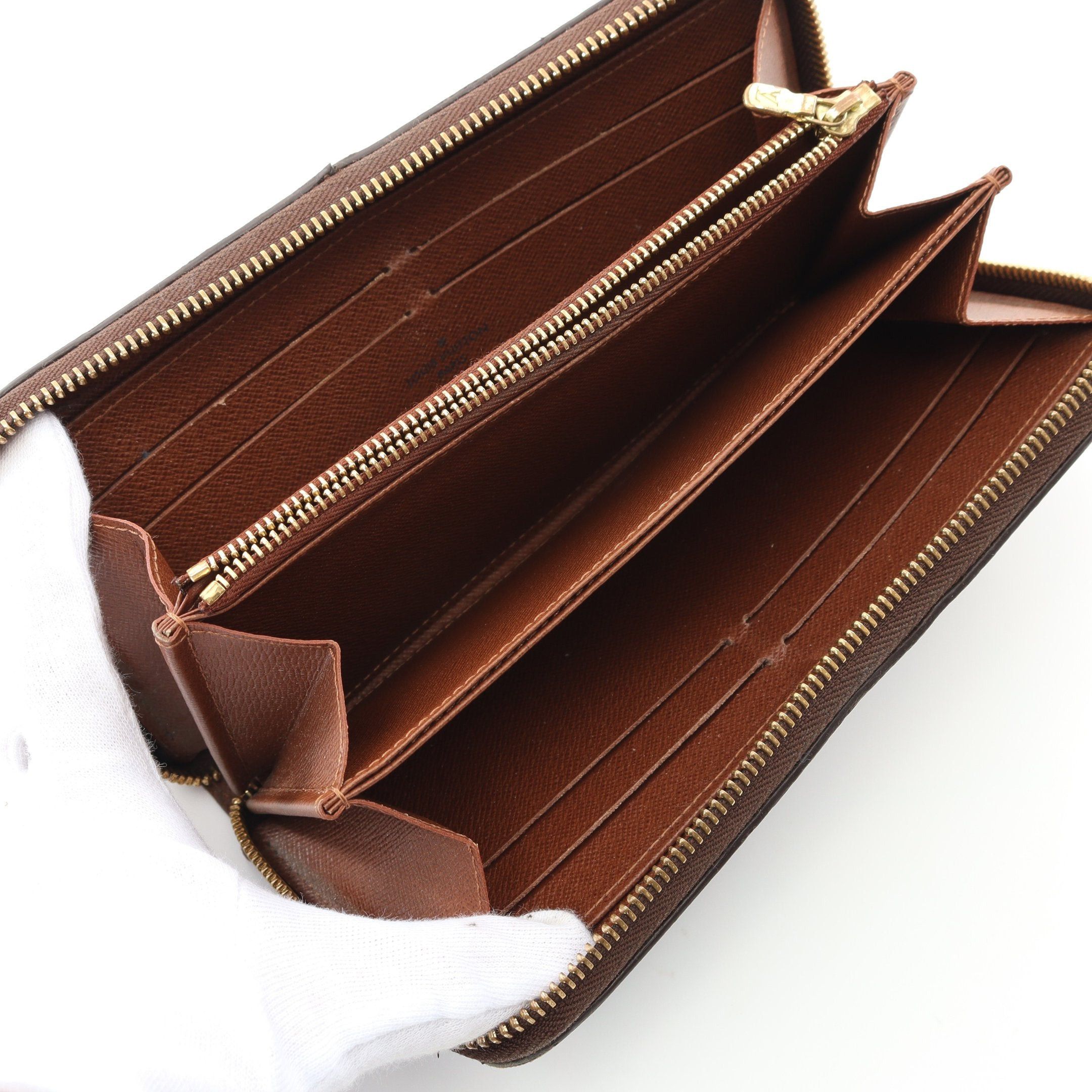 Louis Vuitton Louis Vuitton Zippy Wallet Monogram Round Zipper Long Brown Size ONE SIZE - 3 Thumbnail